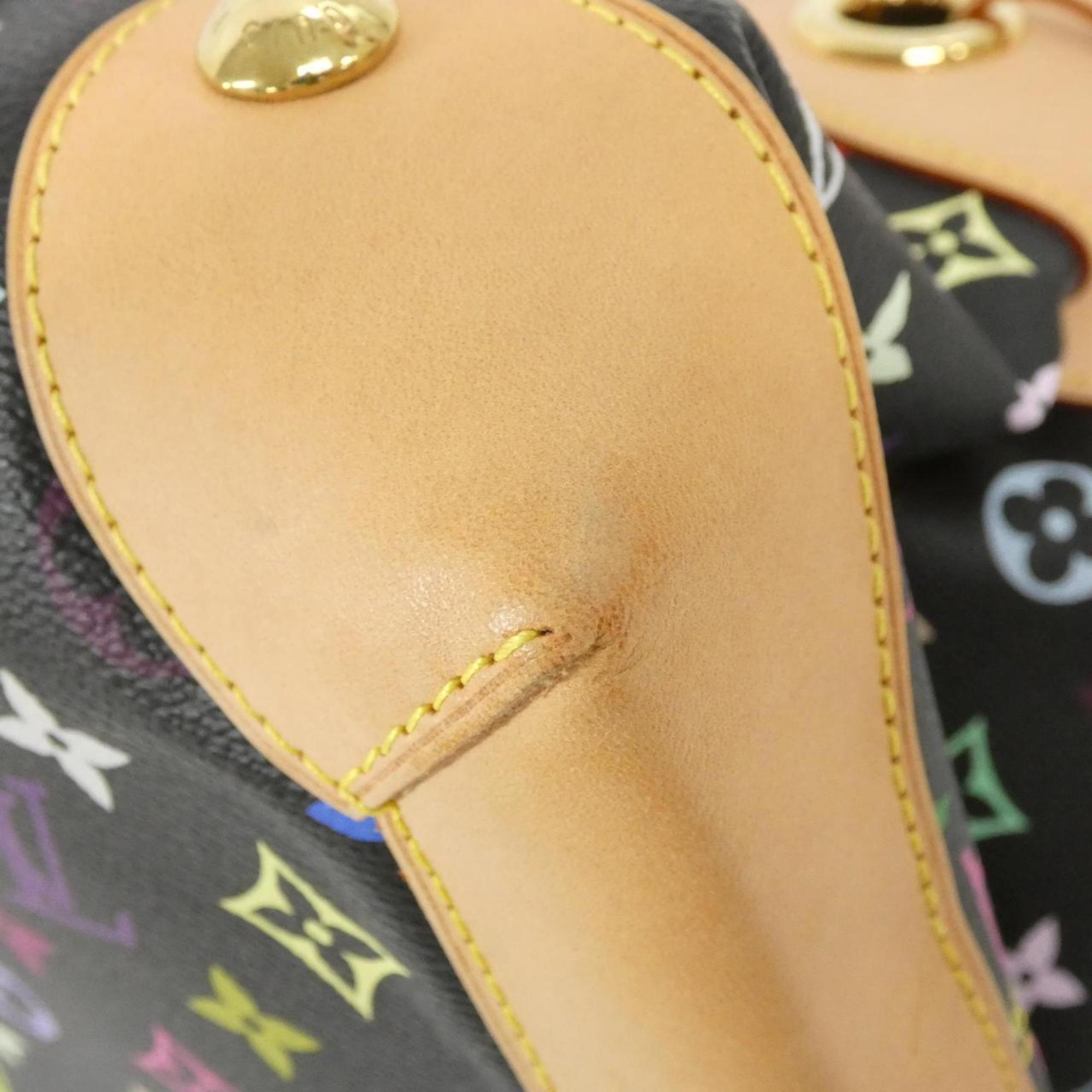 Louis Vuitton Black Coated Canvas Shoulder Bag