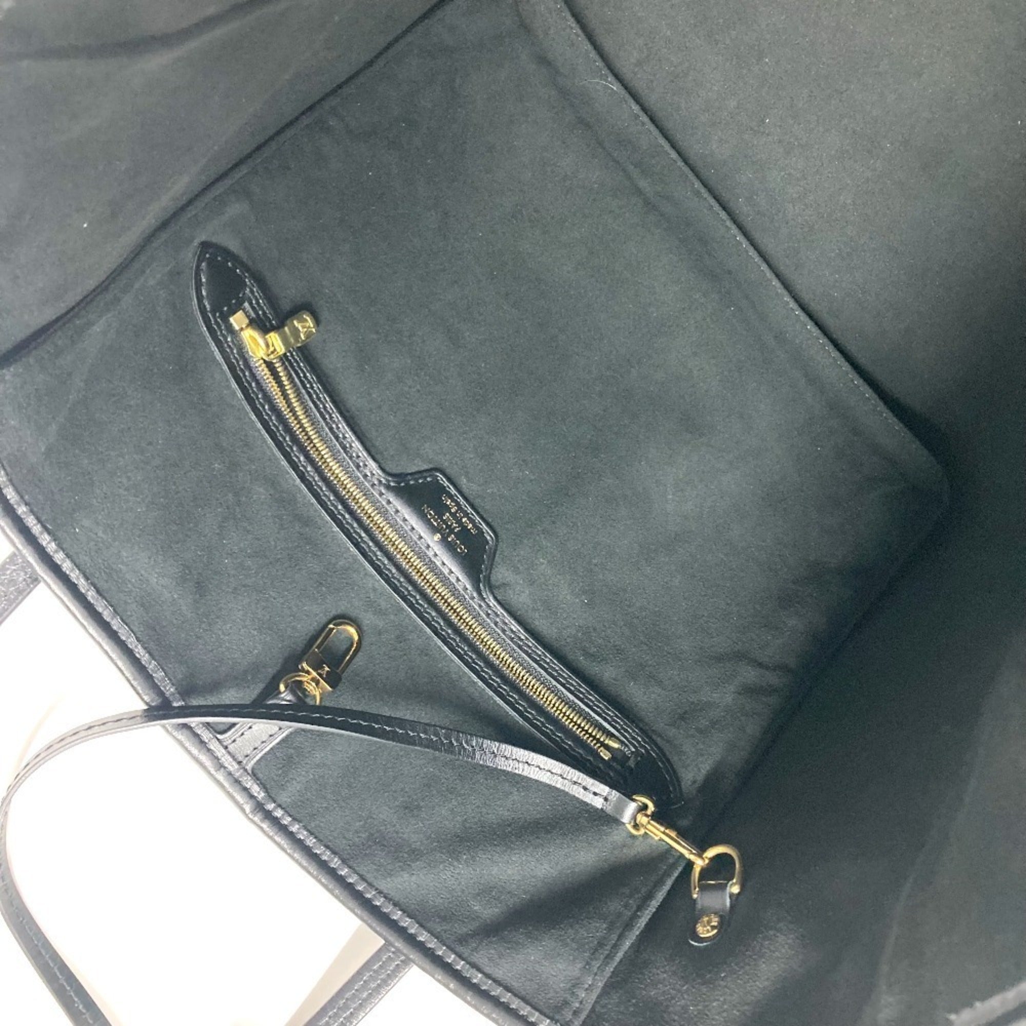 Louis Vuitton Black White Jacquard Leather Shoulder Bag Tote Bag