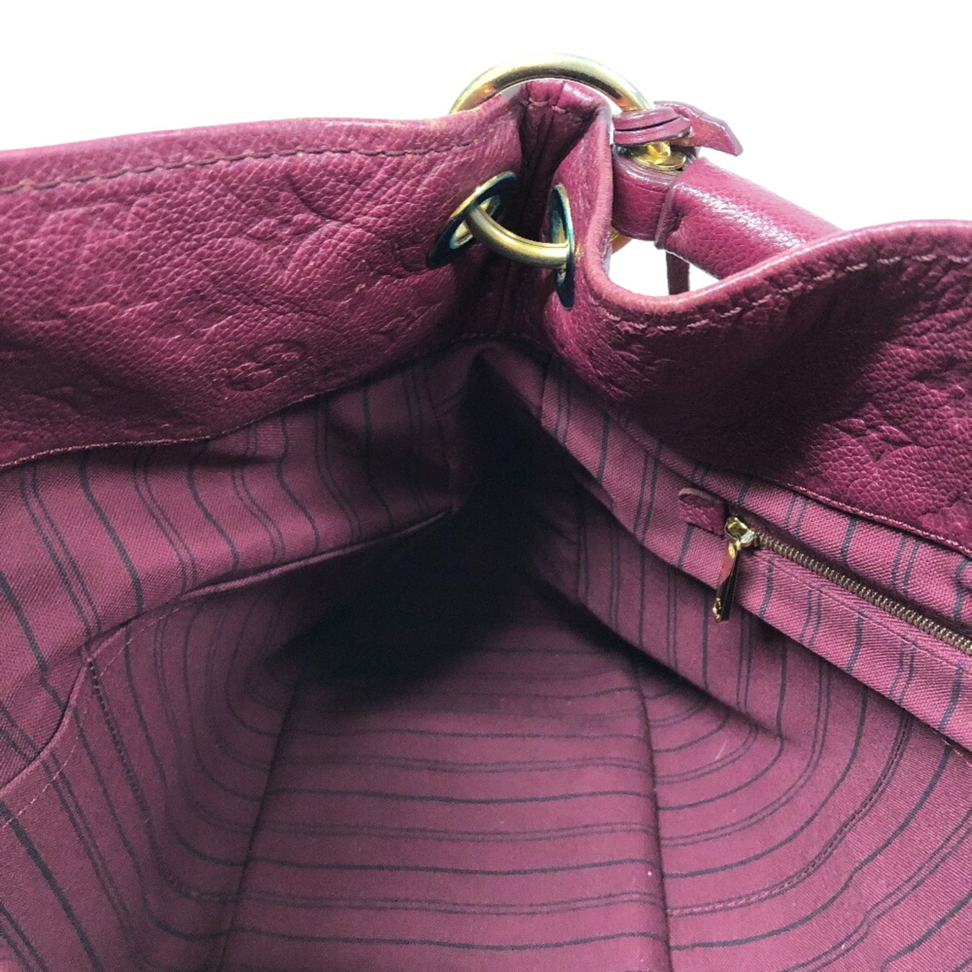 Louis Vuitton Monogram Empreinte Purple Leather Handbag