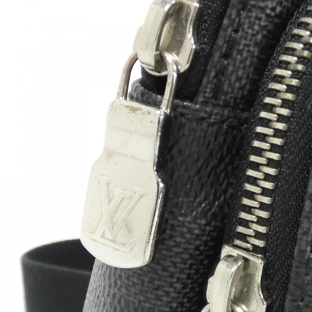 Louis Vuitton Graphite Coated Canvas Shoulder Bag