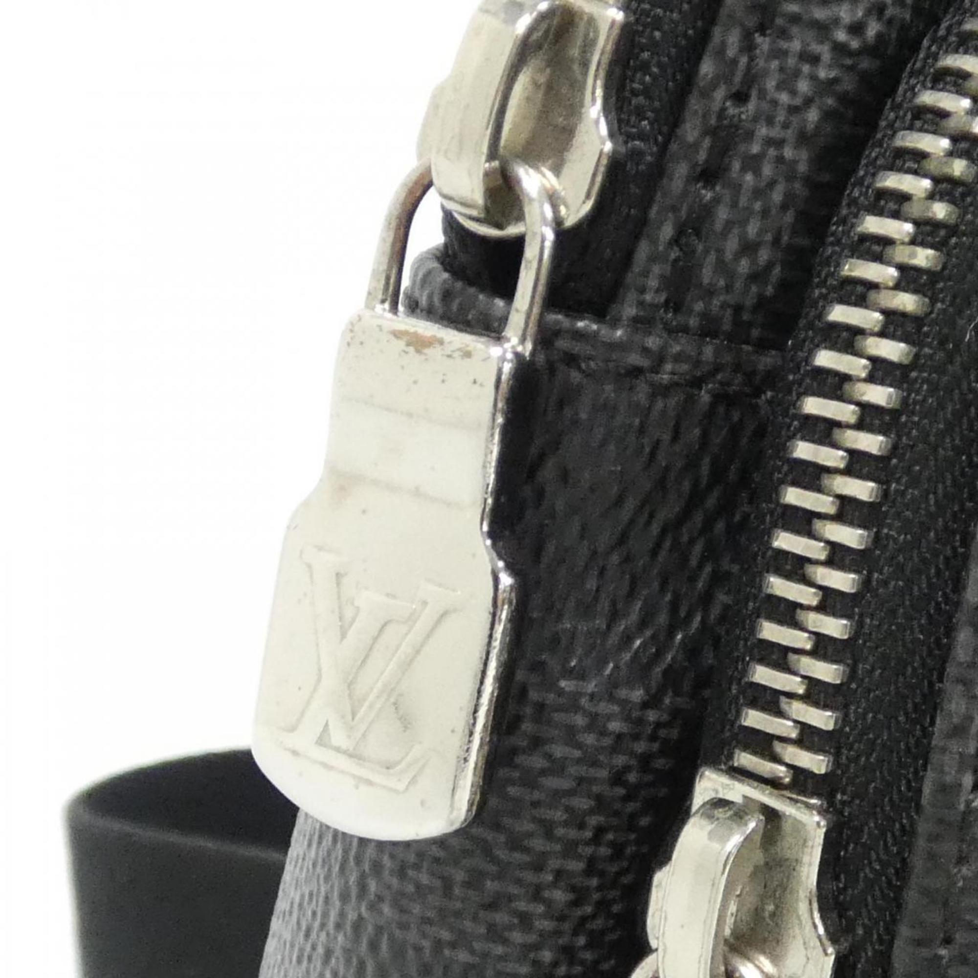 Louis Vuitton Graphite Coated Canvas Shoulder Bag