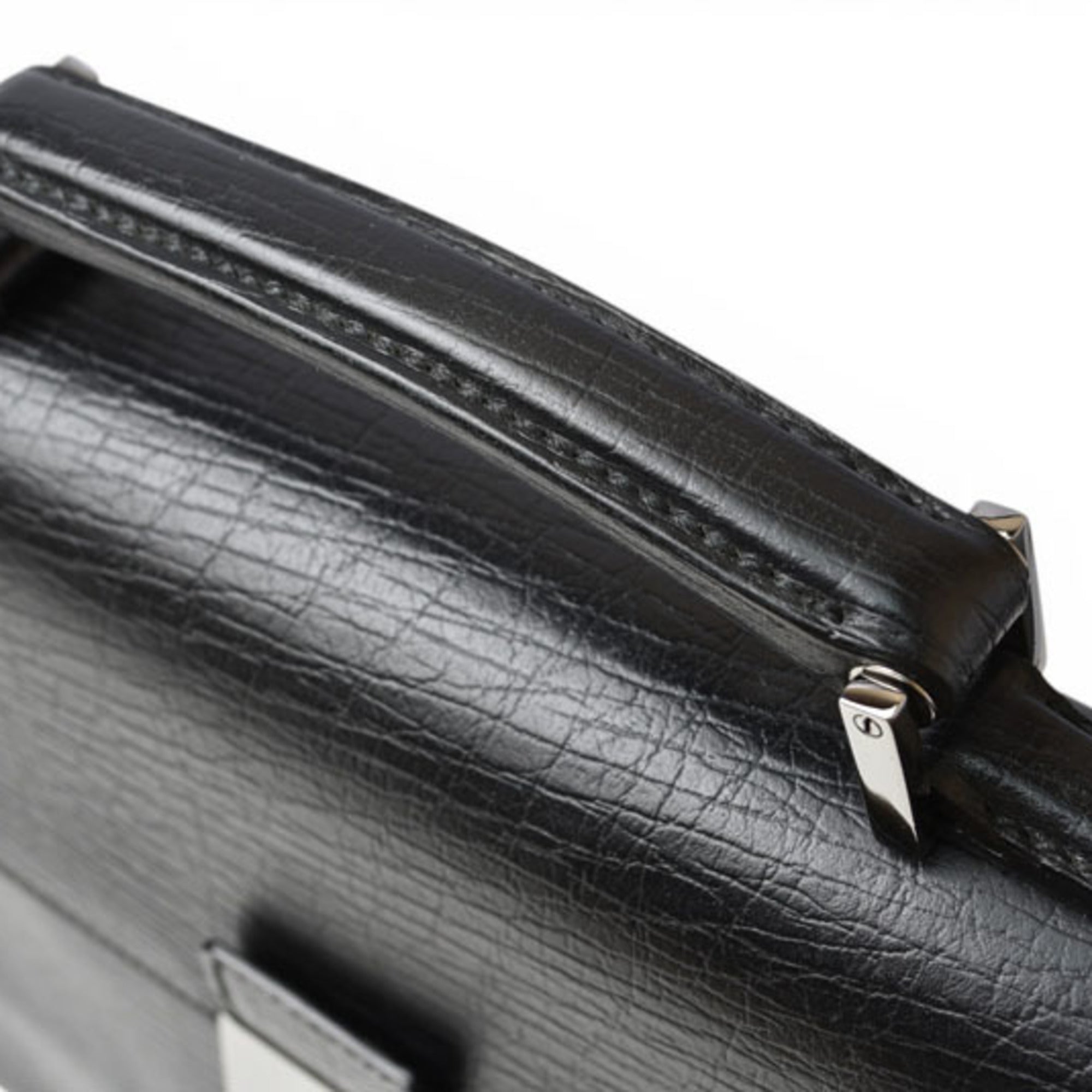 Gucci Black Leather Briefcase (Pre-Owned)