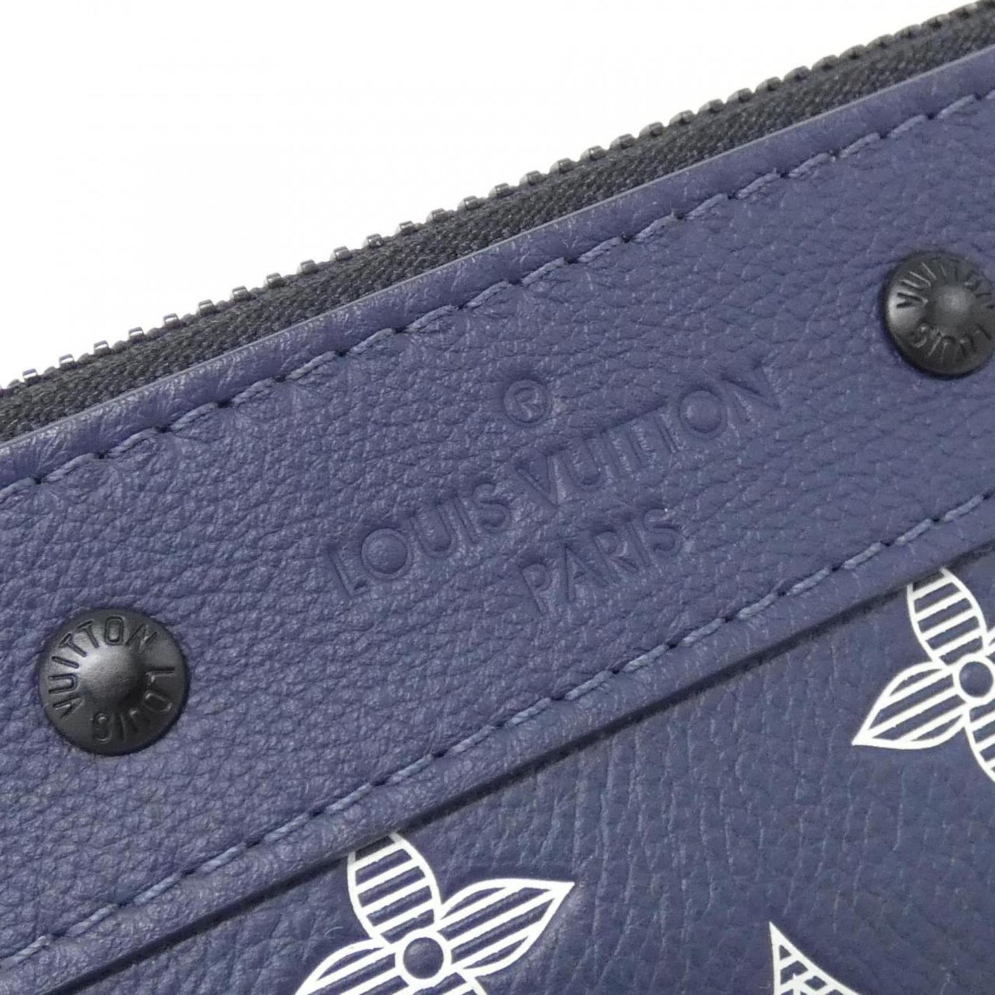 Louis Vuitton Navy Leather Handbag