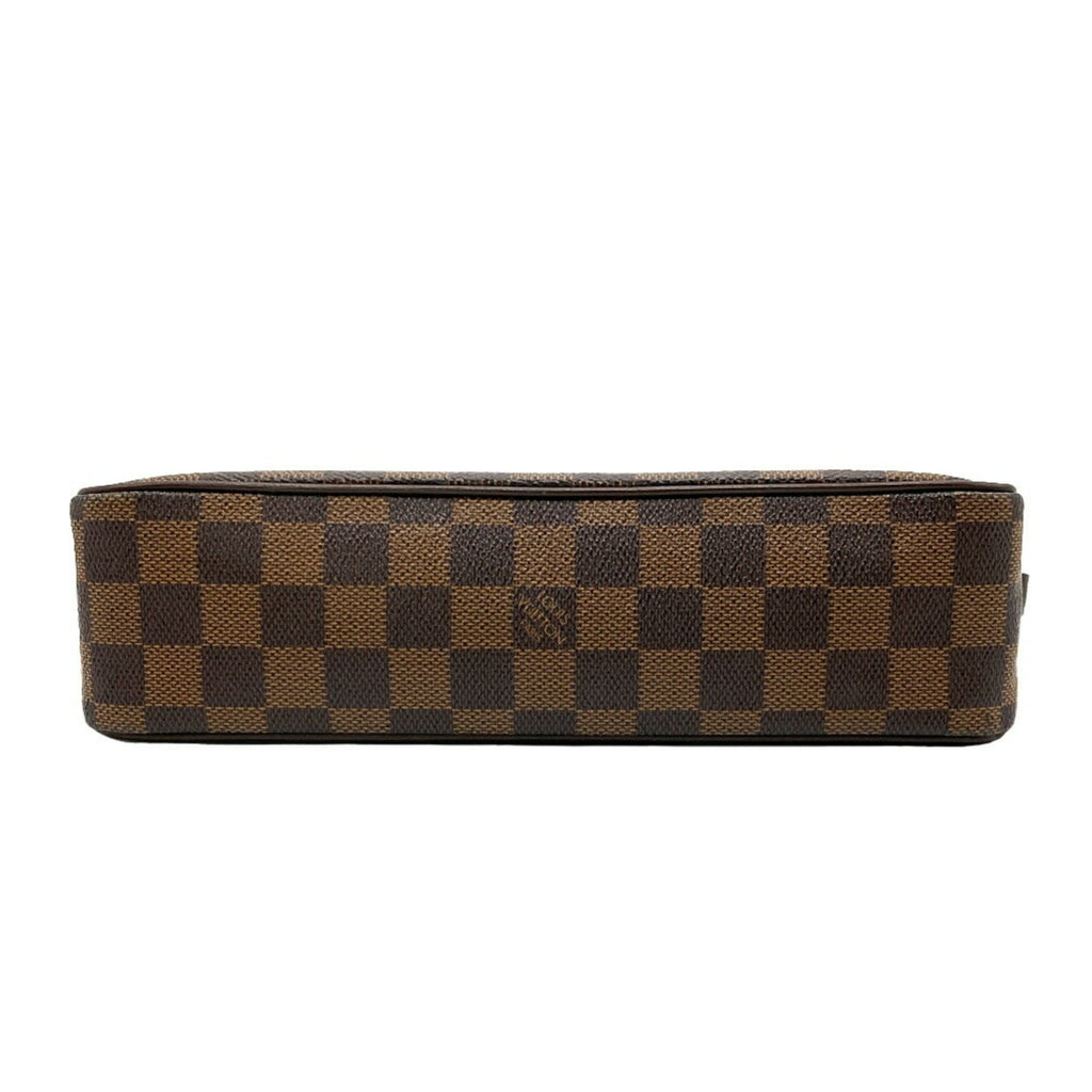 Louis Vuitton Damier Brown Damier Canvas Ebene Galle Leather Shoulder Bag
