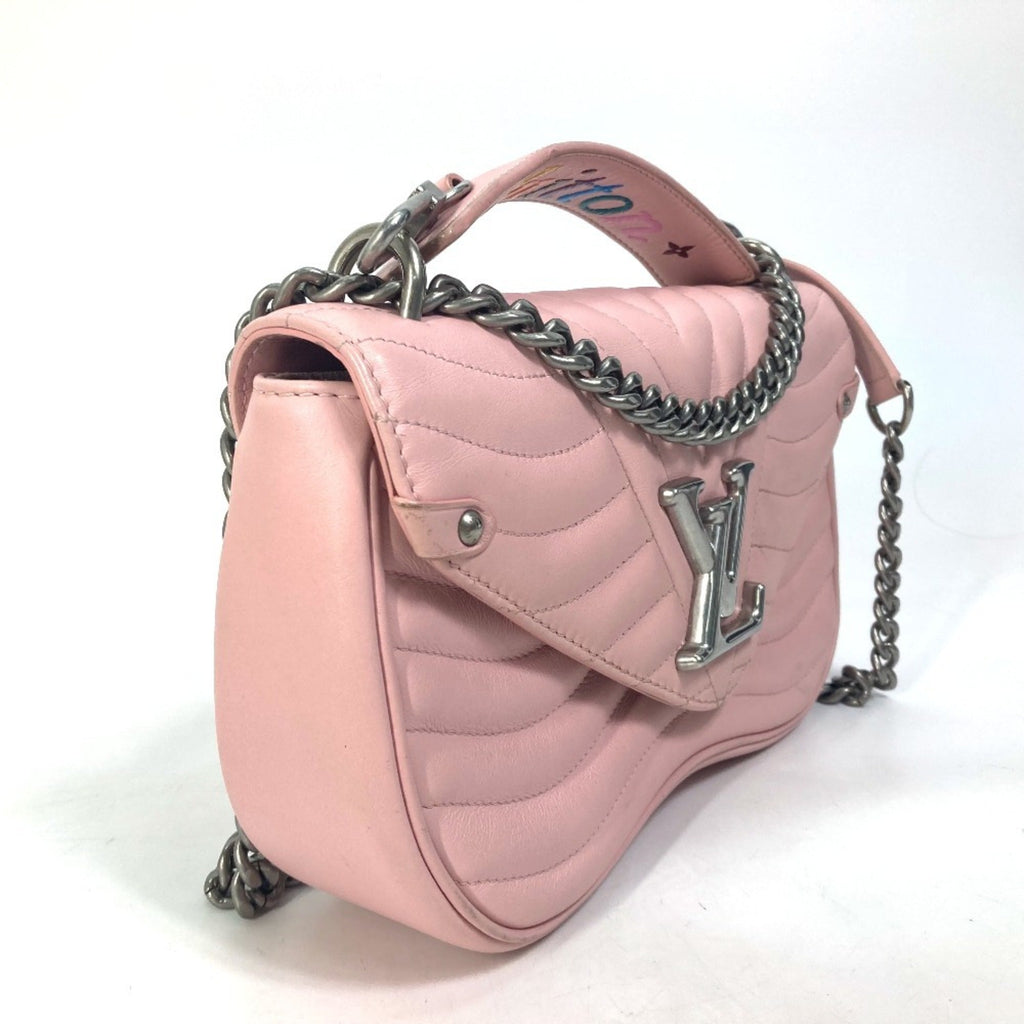 Louis Vuitton Pink Leather Handbag Shoulder Bag