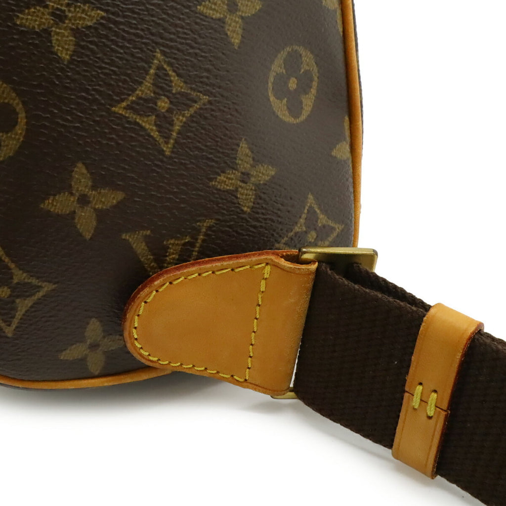Louis Vuitton Brown Canvas Pochette Shoulder Bag Sling Bag