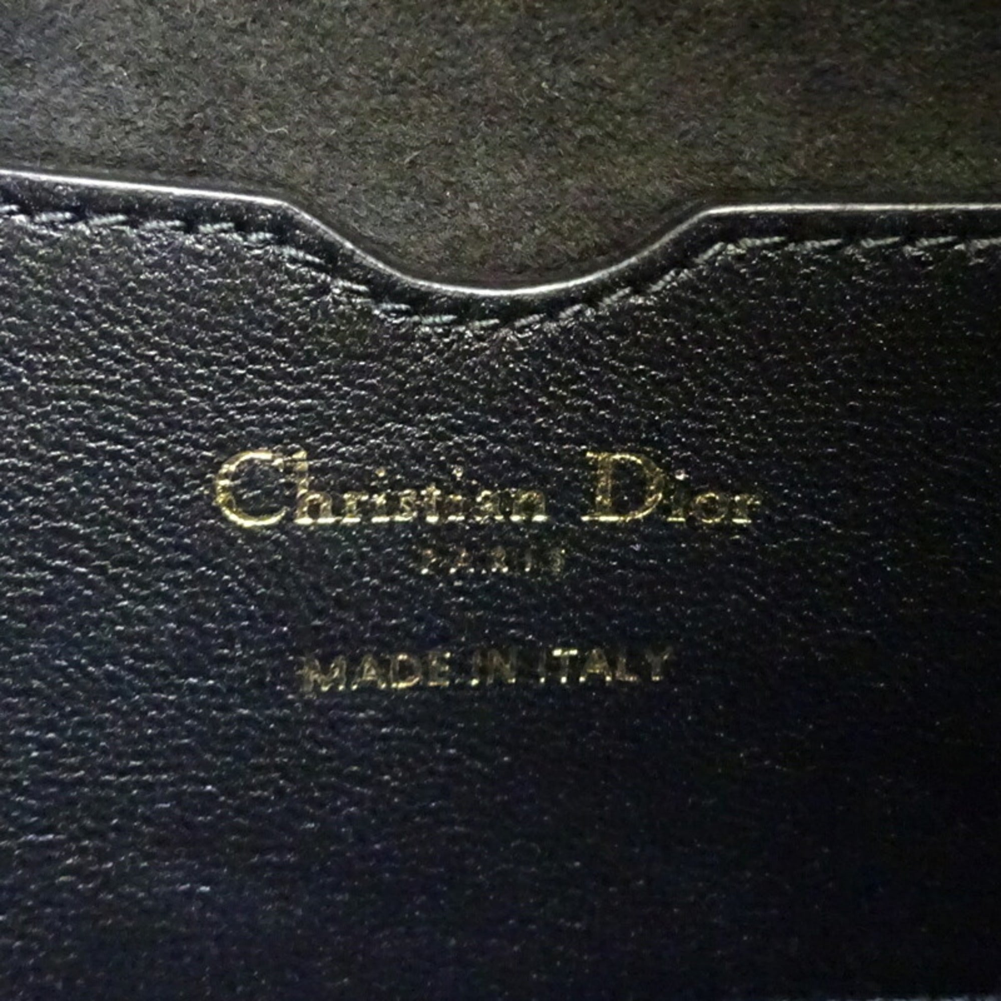 Christian Dior Black Leather Handbag (Pre-Owned)