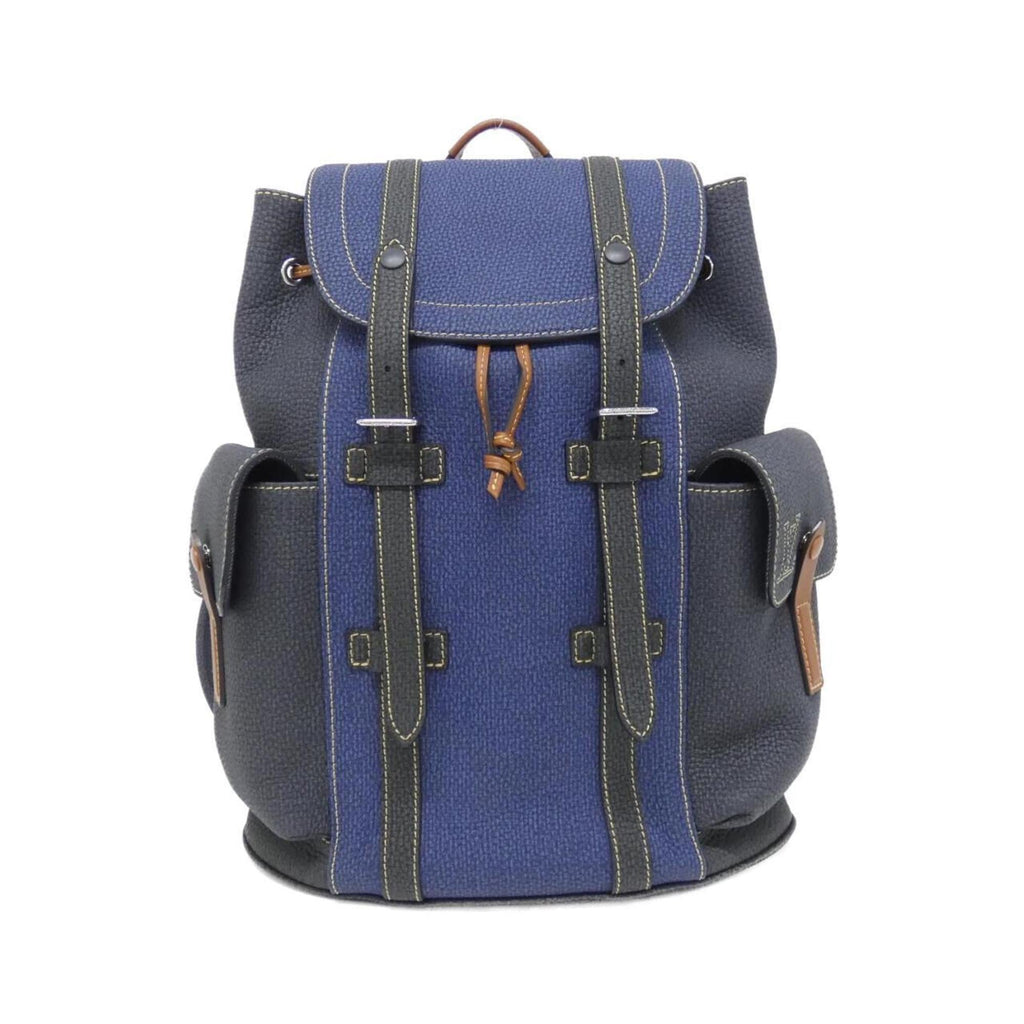 Louis Vuitton Blue Leather Backpack