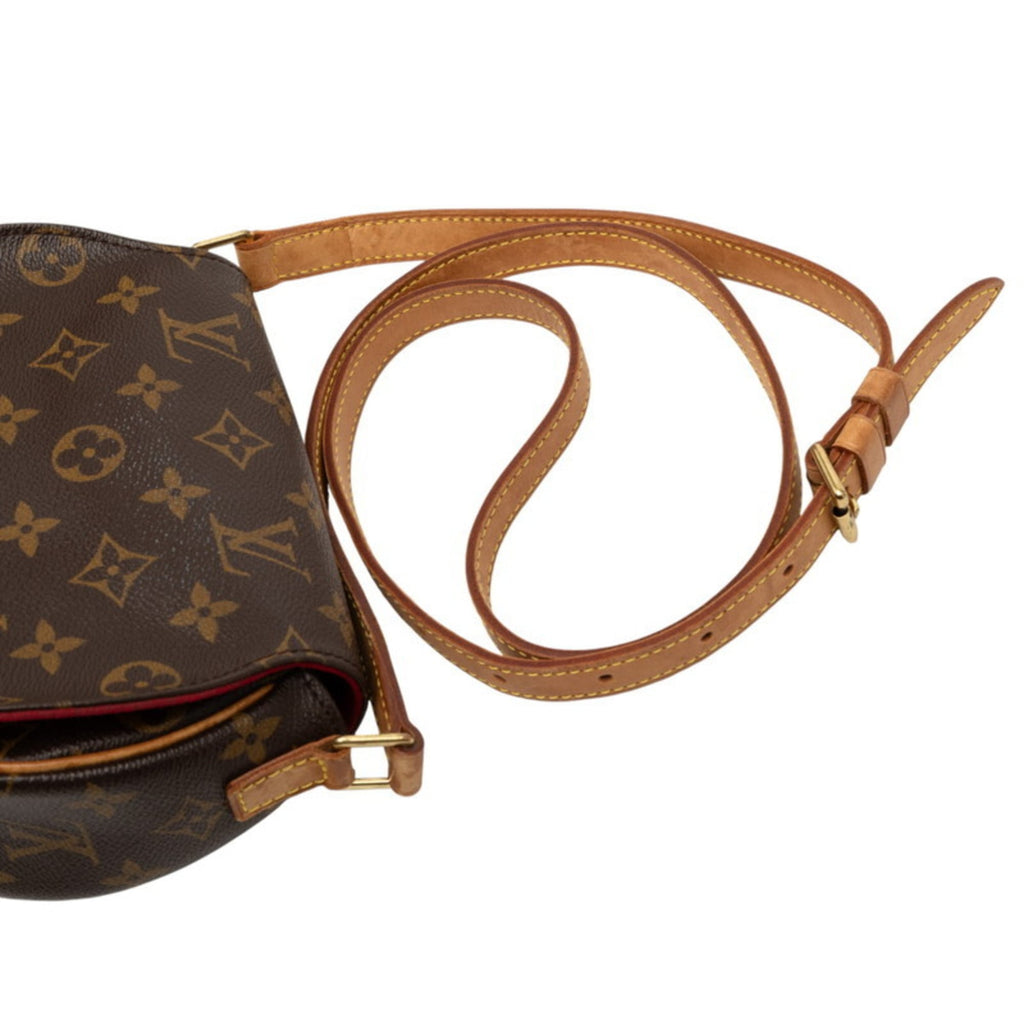 Louis Vuitton Brown Pvc Leather Shoulder Bag