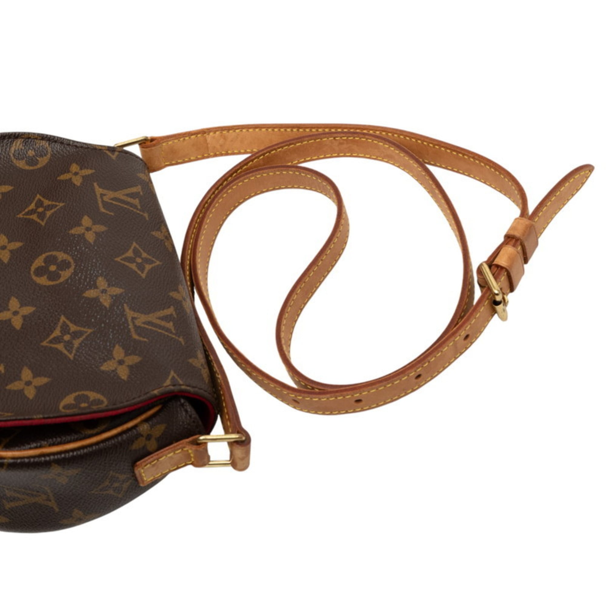 Louis Vuitton Brown Pvc Leather Shoulder Bag