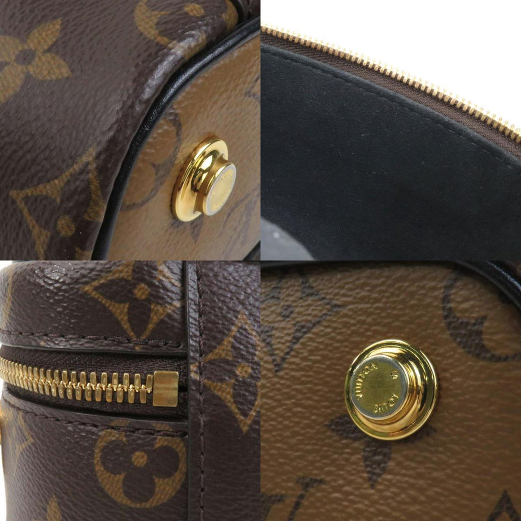 Louis Vuitton Brown Monogram Reverse Shoulder Bag Vanity Bag
