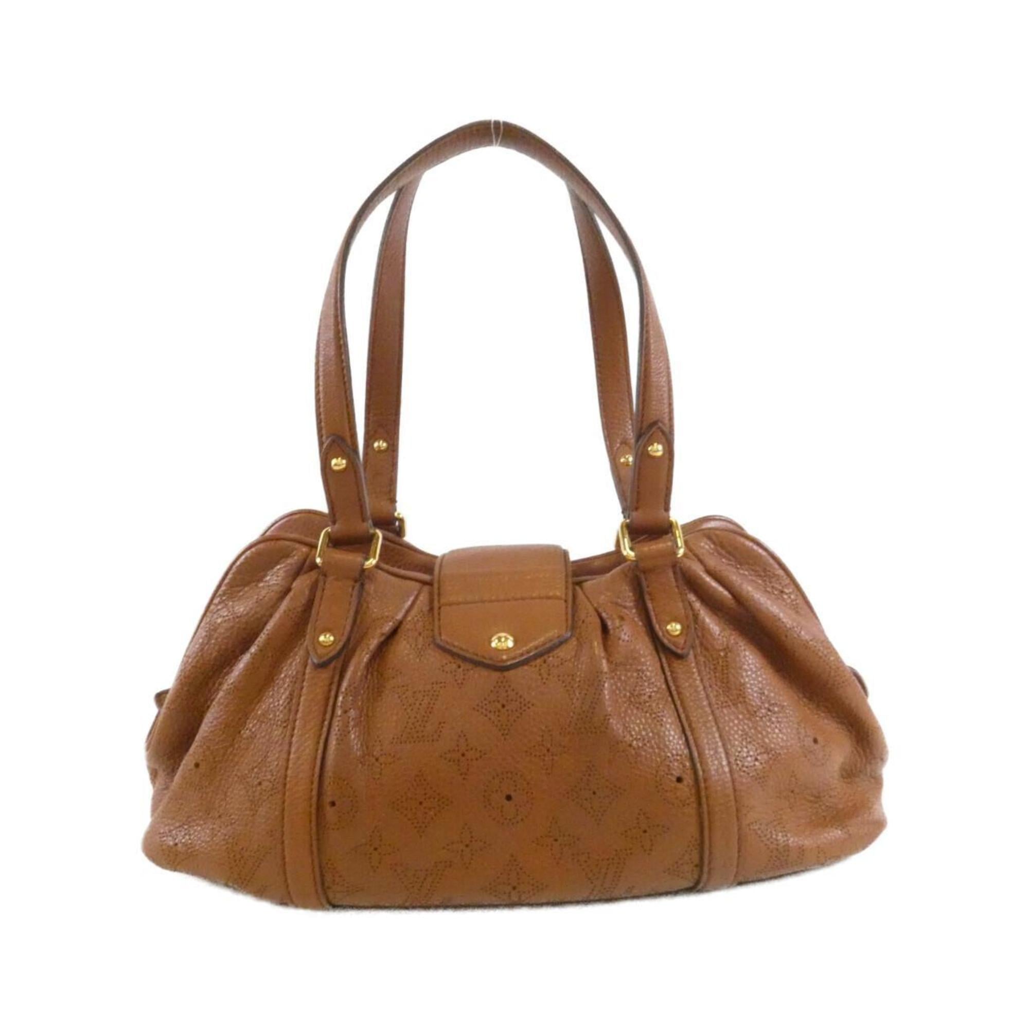 Louis Vuitton Cognac Leather Shoulder Bag
