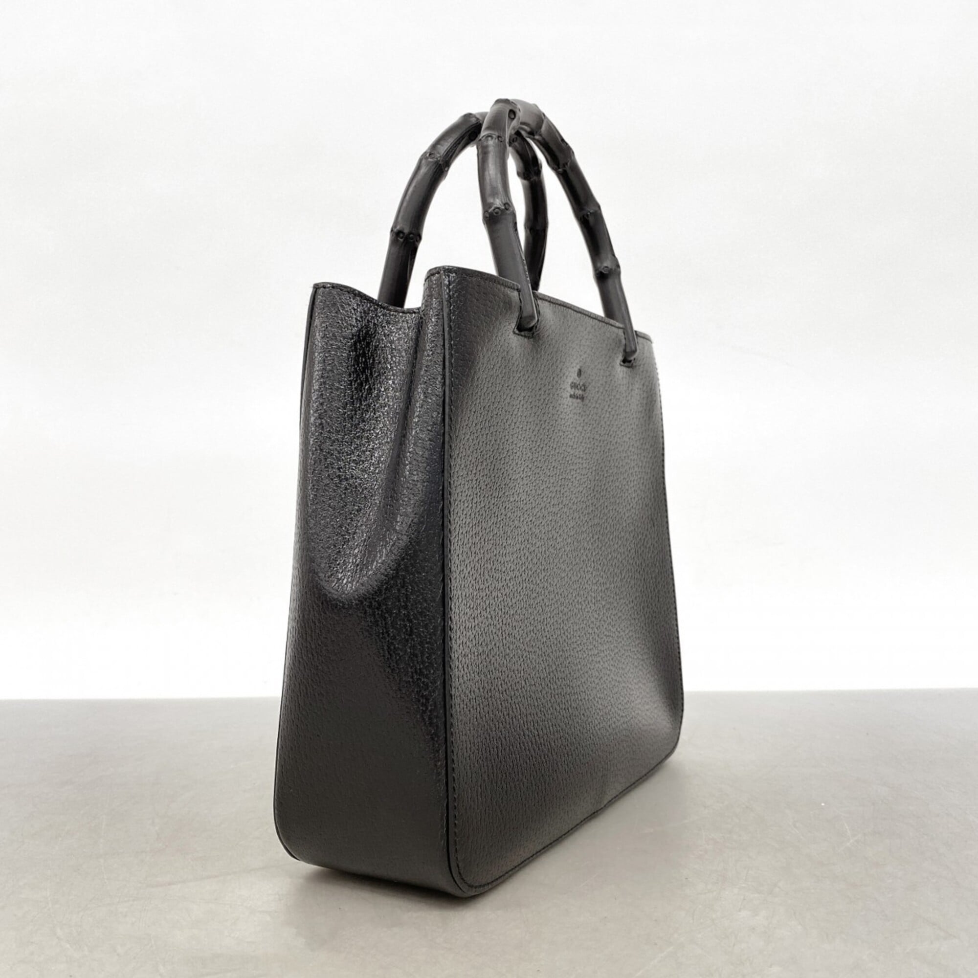 Gucci Black Leather Handbag (Pre-Owned)
