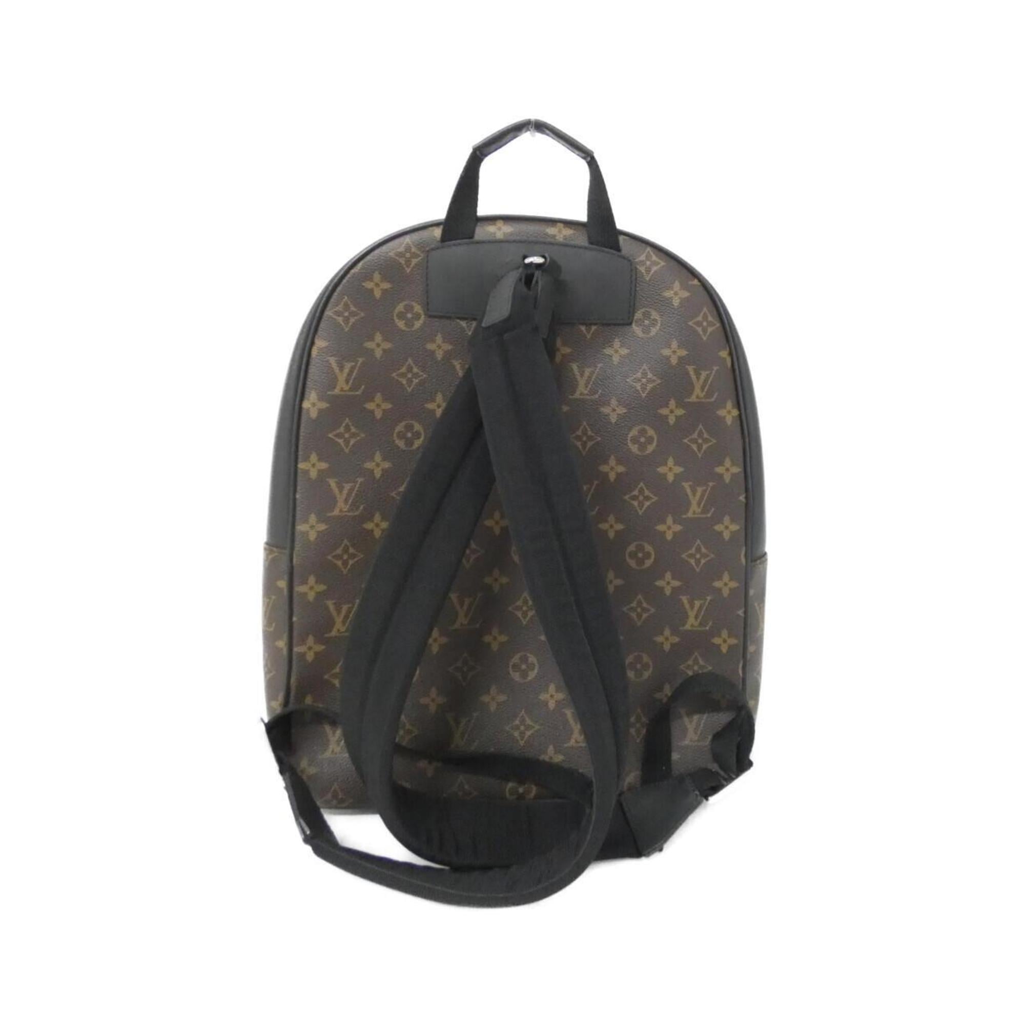 Louis Vuitton Marron Coated Canvas Backpack