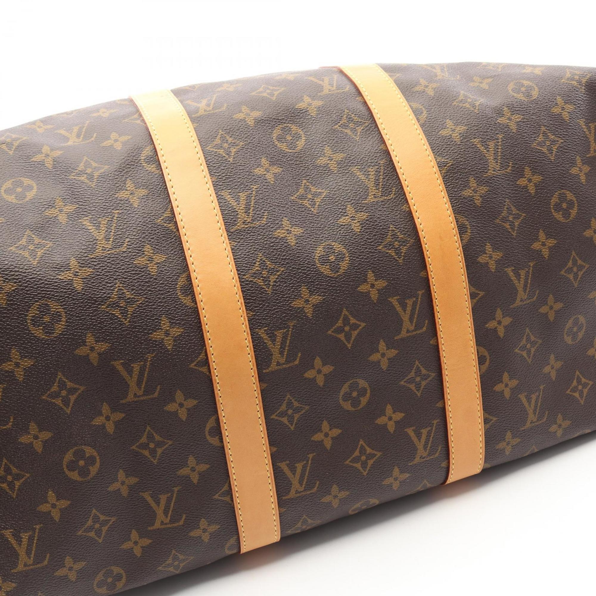 Louis Vuitton Brown Monogram Coated Canvas Boston Bag