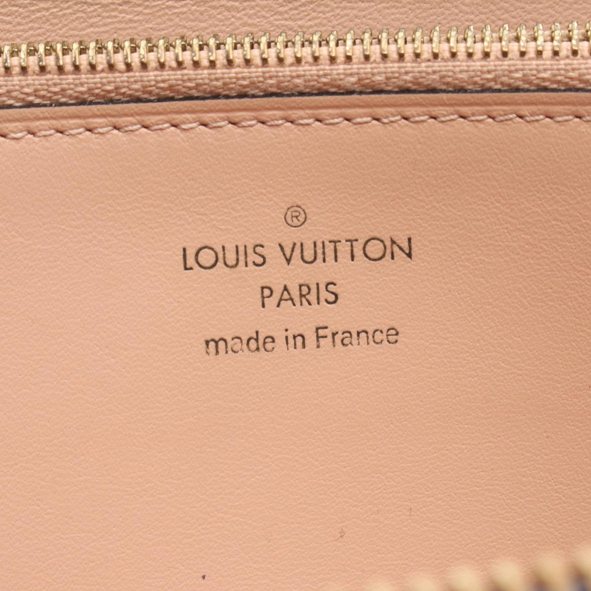 Louis Vuitton Navy Navy Blue Leather Long Wallet