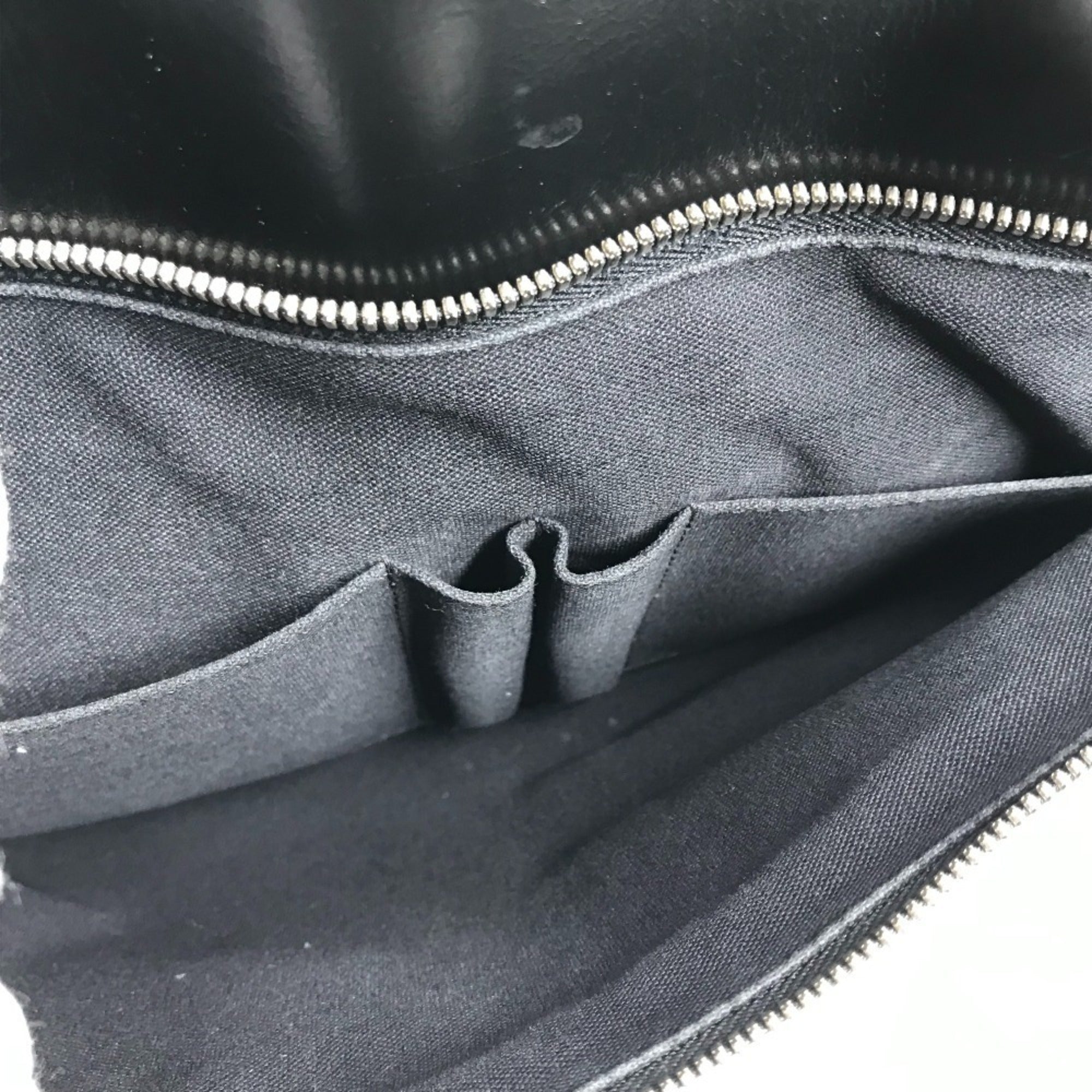 Louis Vuitton Black Galle Noir Epi Leather Briefcase Handbag Tote Bag