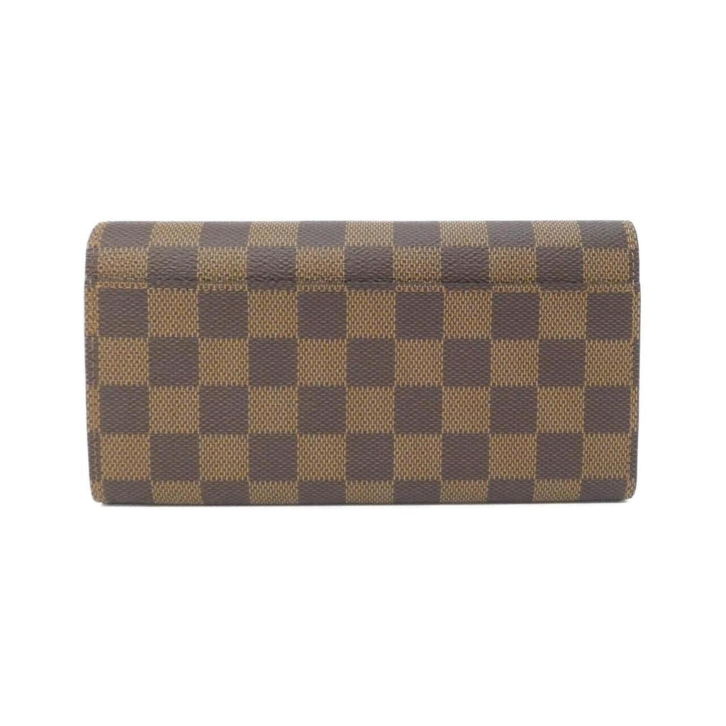 Louis Vuitton Brown Coated Canvas Long Wallet
