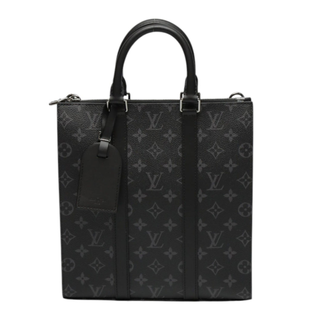 Louis Vuitton Black Monogram Eclipse Canvas Shoulder Bag Tote Bag