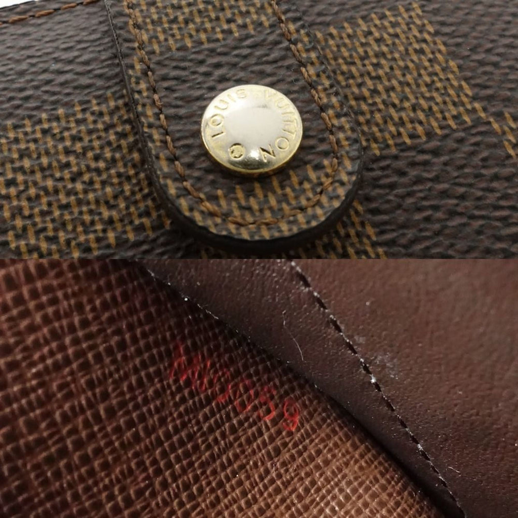 Louis Vuitton Damier Ebene Canvas Wallet