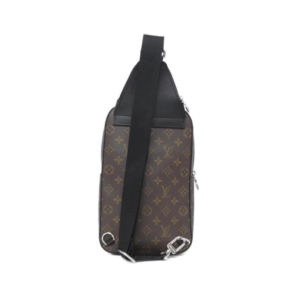 Louis Vuitton Black Marron Coated Canvas Shoulder Bag