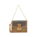 Louis Vuitton Marron Coated Canvas Shoulder Bag