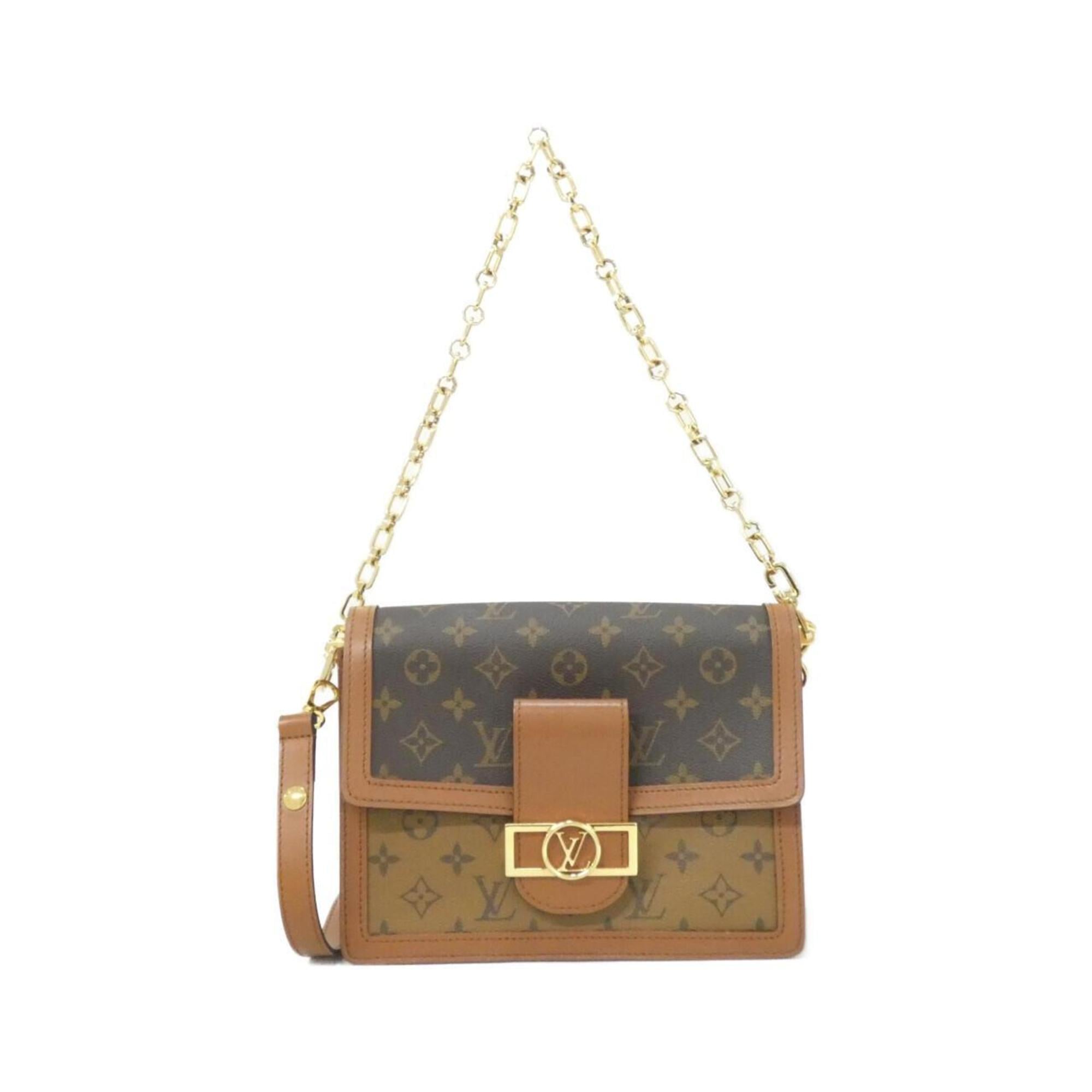 Louis Vuitton Marron Coated Canvas Shoulder Bag