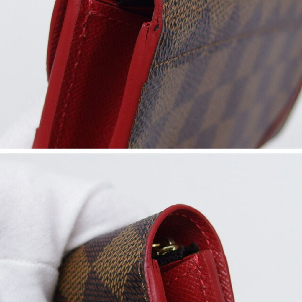 Louis Vuitton Cerise Damier Canvas Long Wallet
