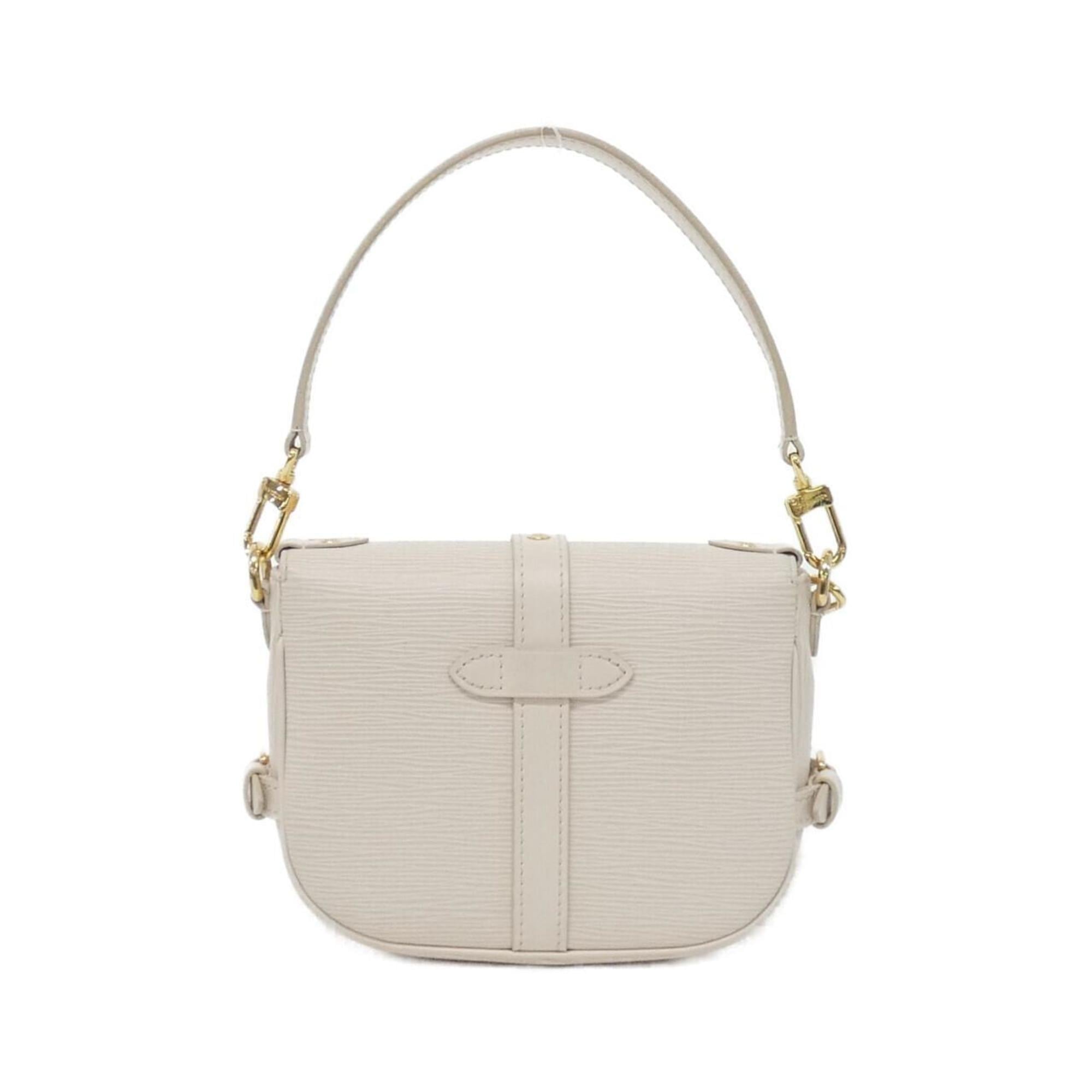 Louis Vuitton Beige Leather Shoulder Bag