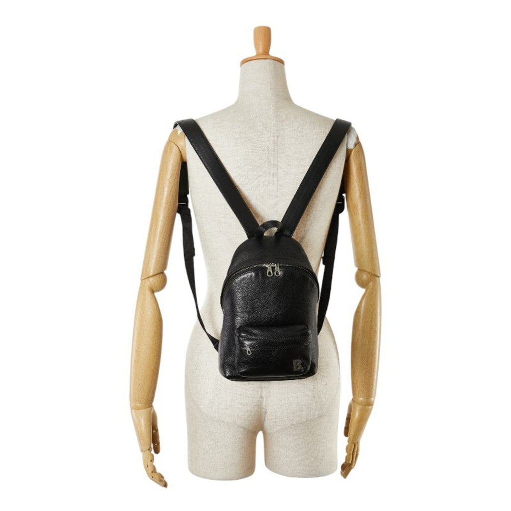 Balenciaga Black Leather Backpack
