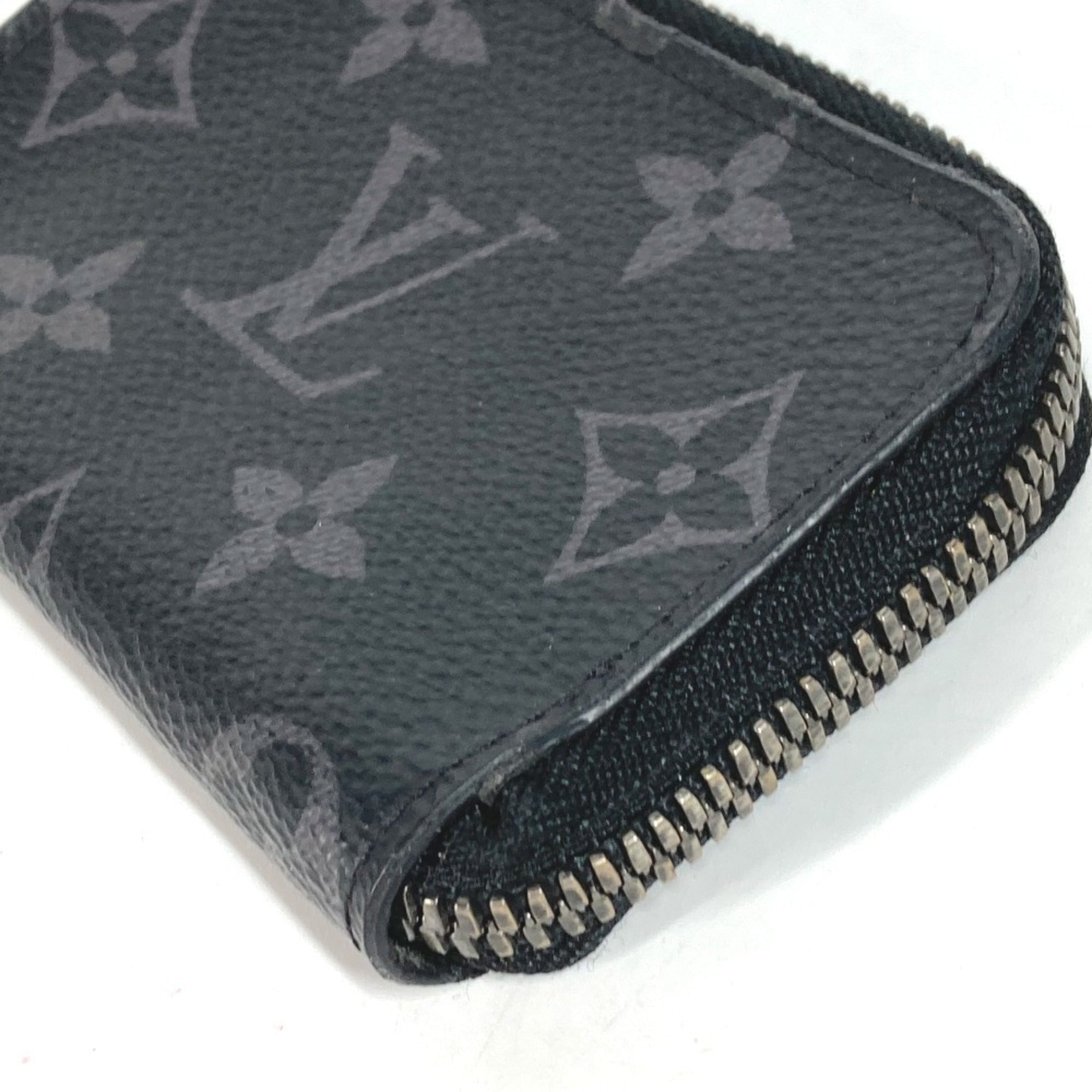 Louis Vuitton Black Monogram Eclipse Monogram Eclipse Coin Purse/Coin Case
