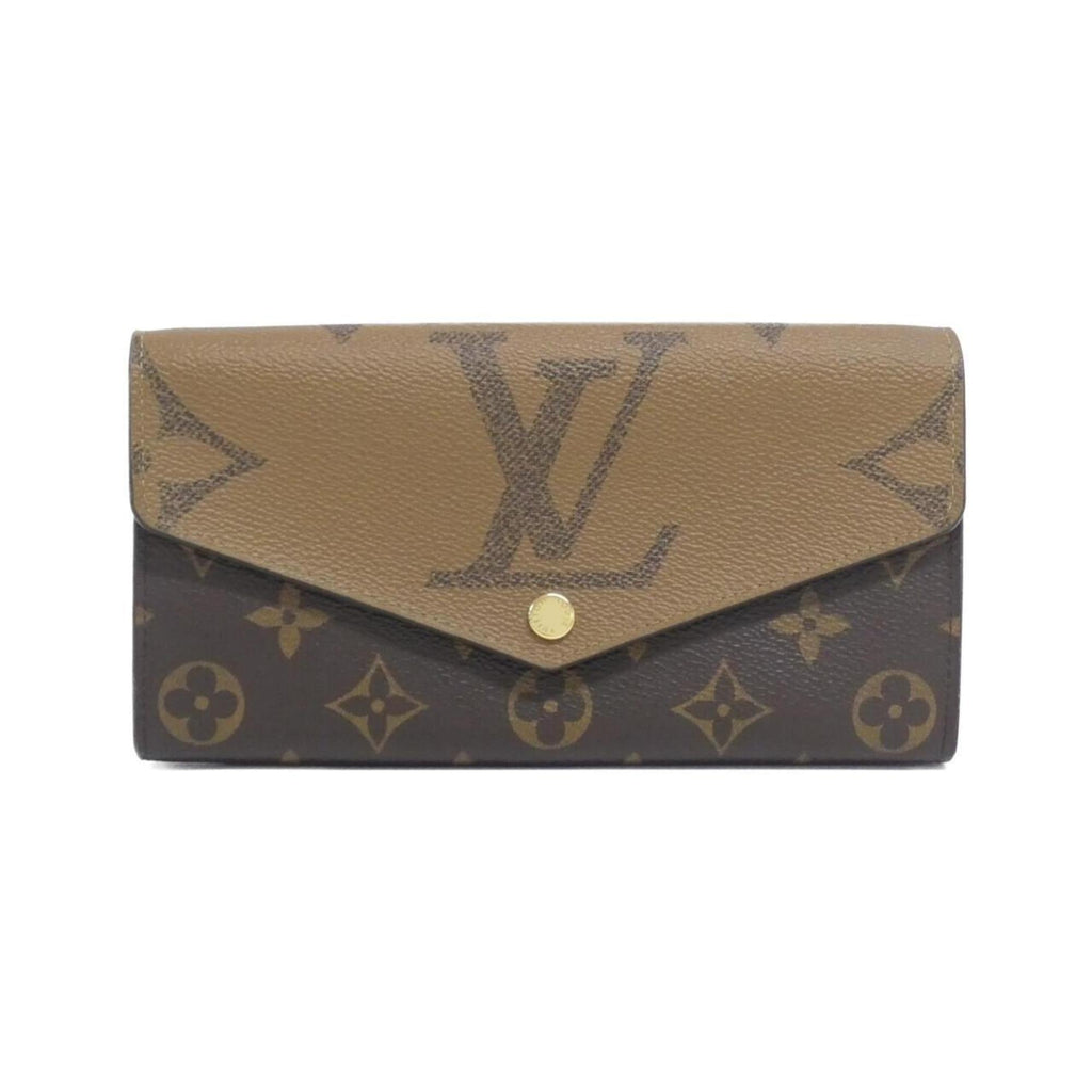 Louis Vuitton Brown Coated Canvas Long Wallet