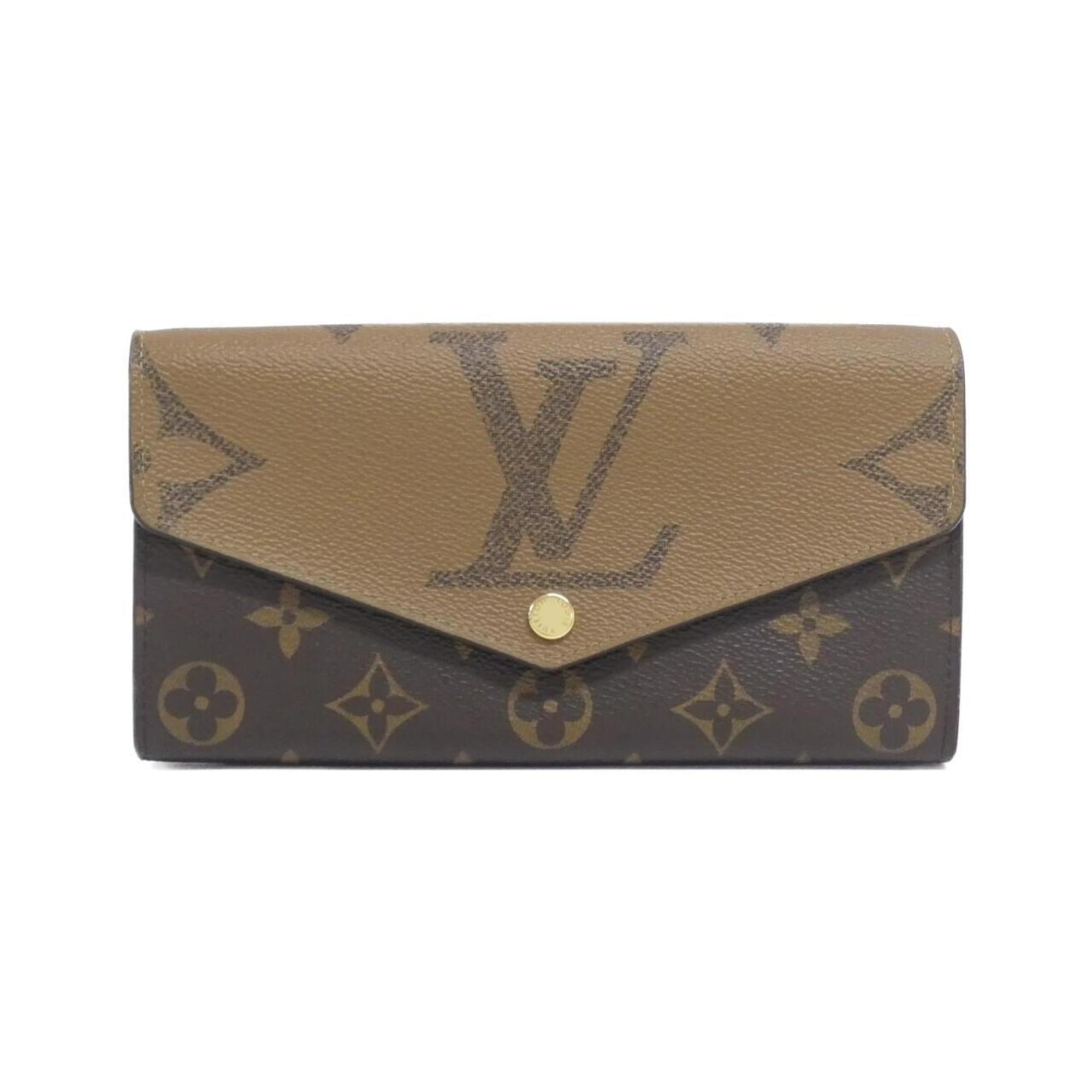 Louis Vuitton Brown Coated Canvas Long Wallet
