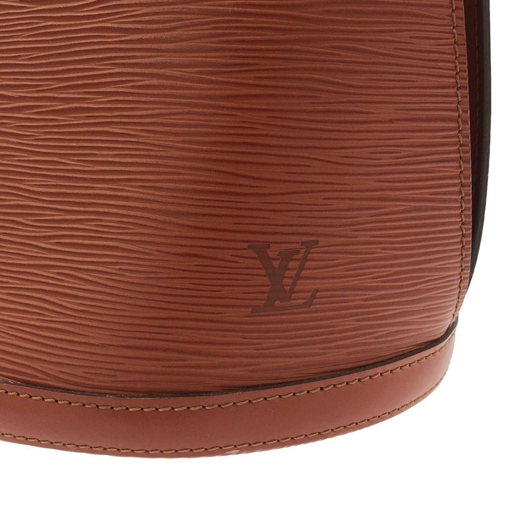 Louis Vuitton Brown Leather Shoulder Bag