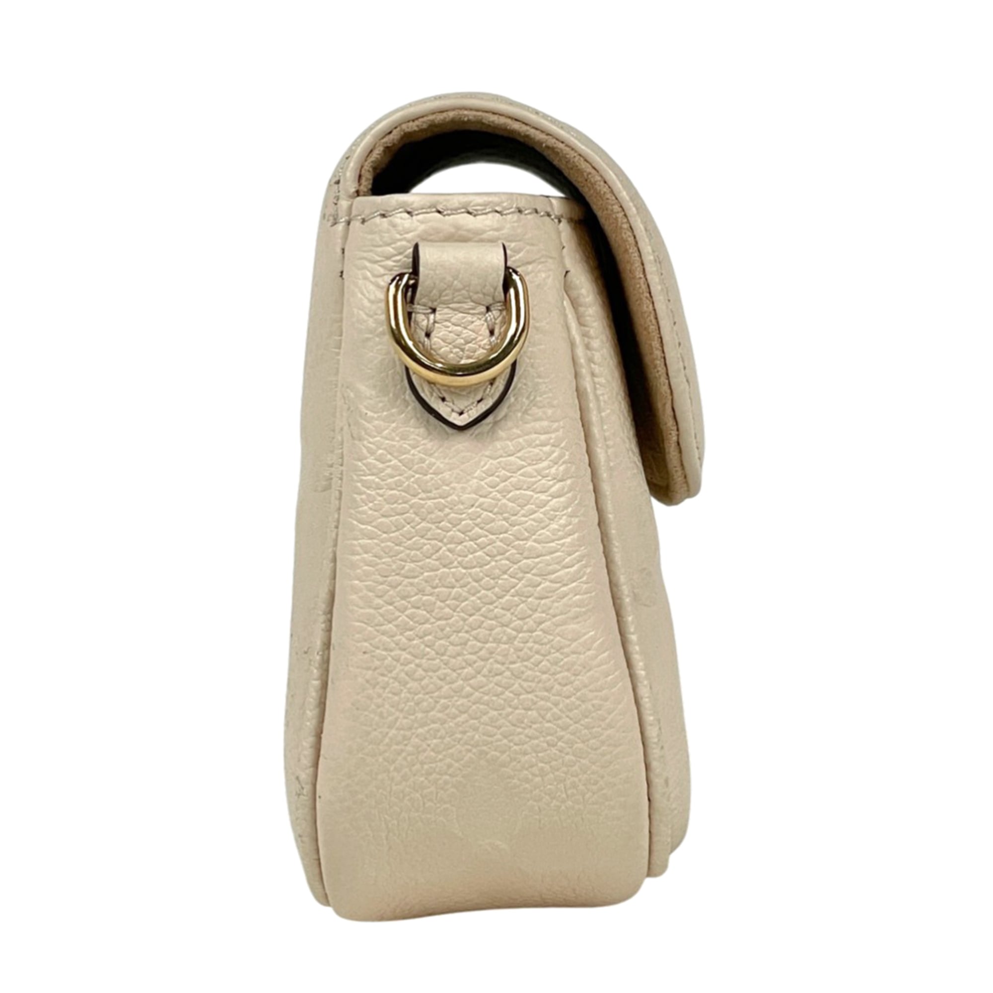 Louis Vuitton White Monogram Empreinte Shoulder Bag