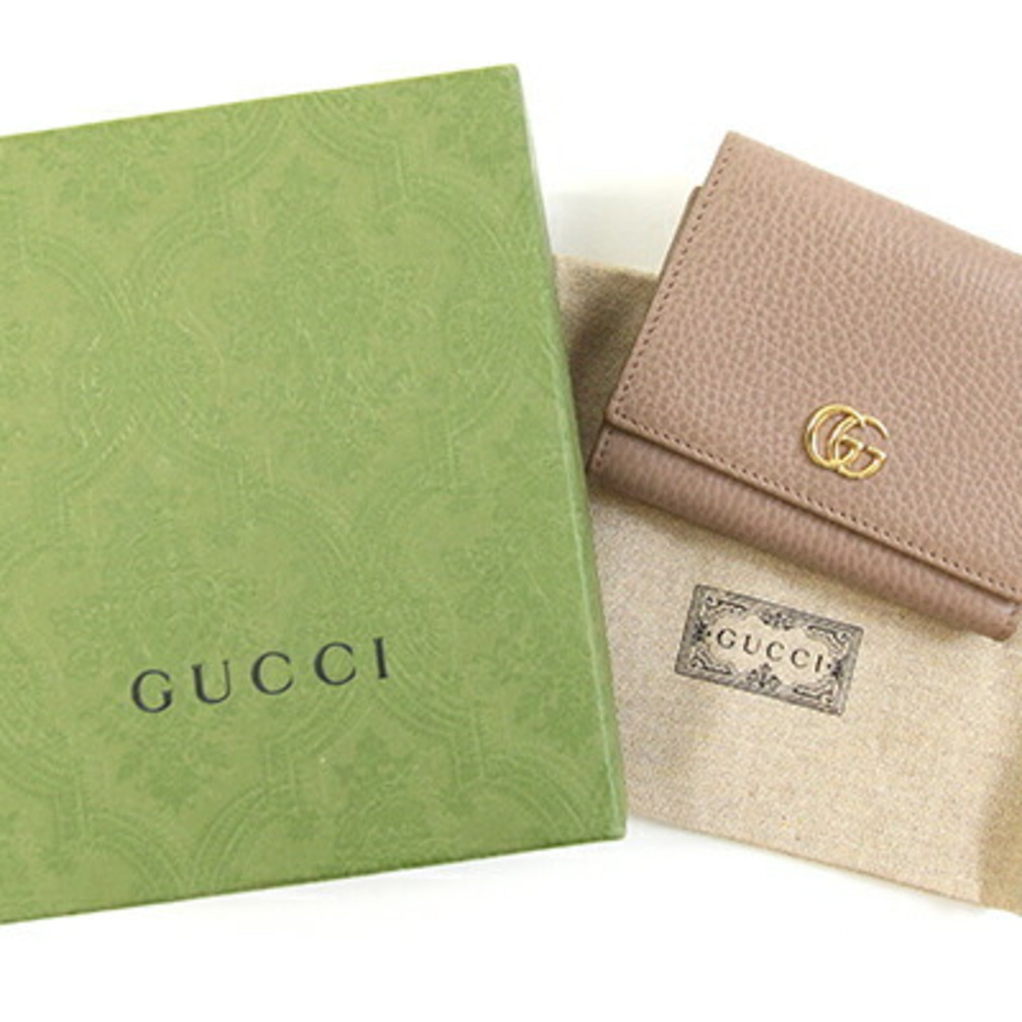 Gucci Leather Wallet (Tri-Fold) (Pre-Owned)