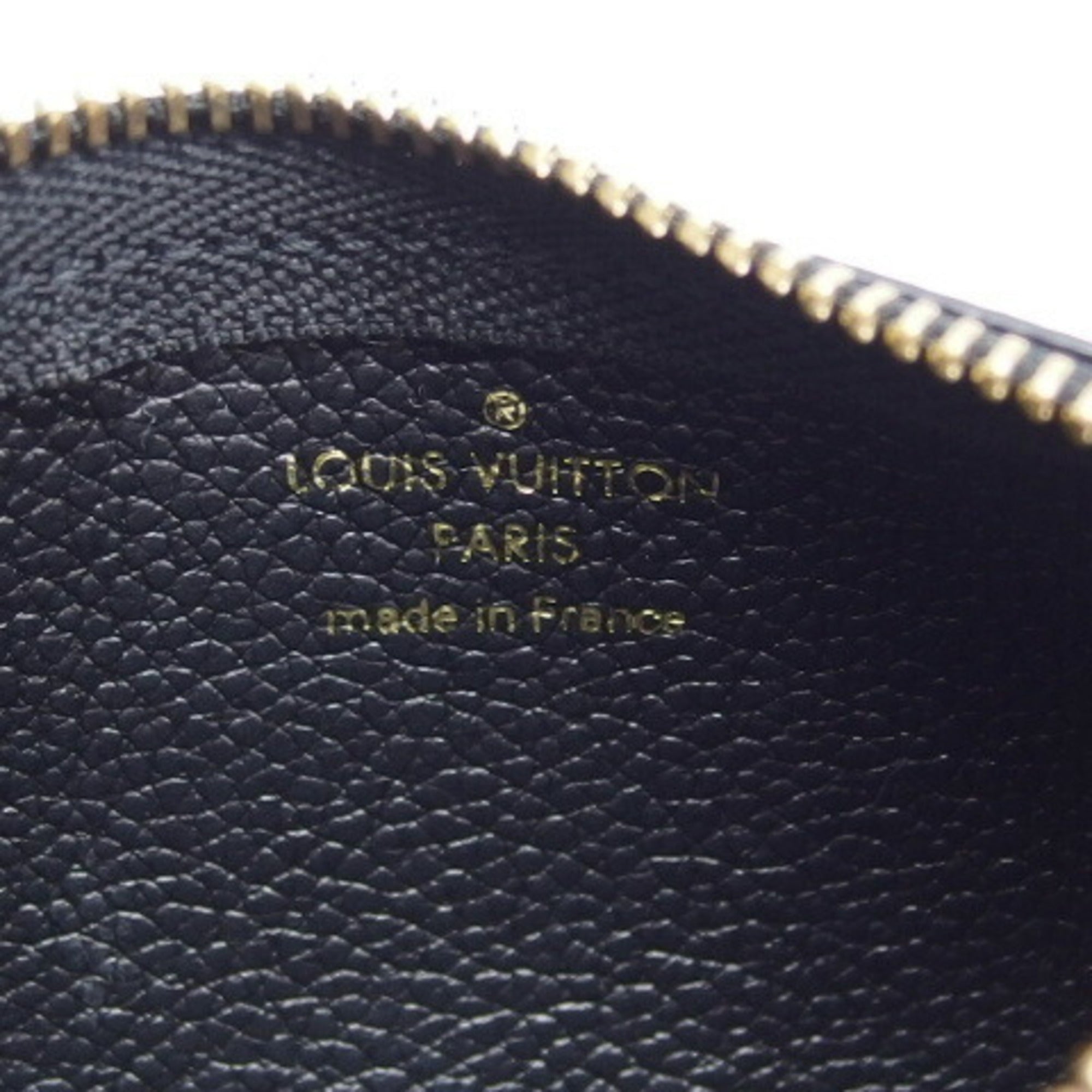 Louis Vuitton Monogram Empreinte Beige Bicolor Black Monogram Noir Monogram Empreinte Coin Purse/Coin Case