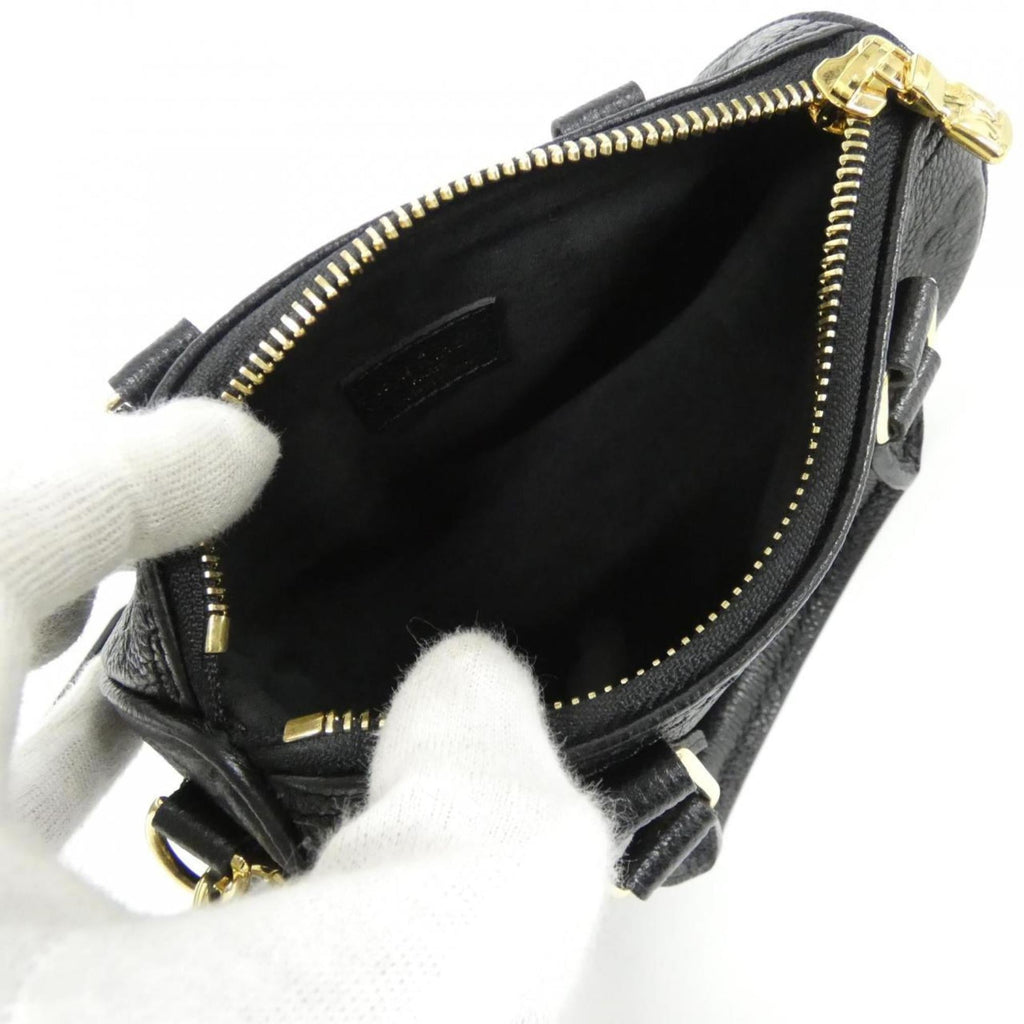 Louis Vuitton Black Leather Handbag