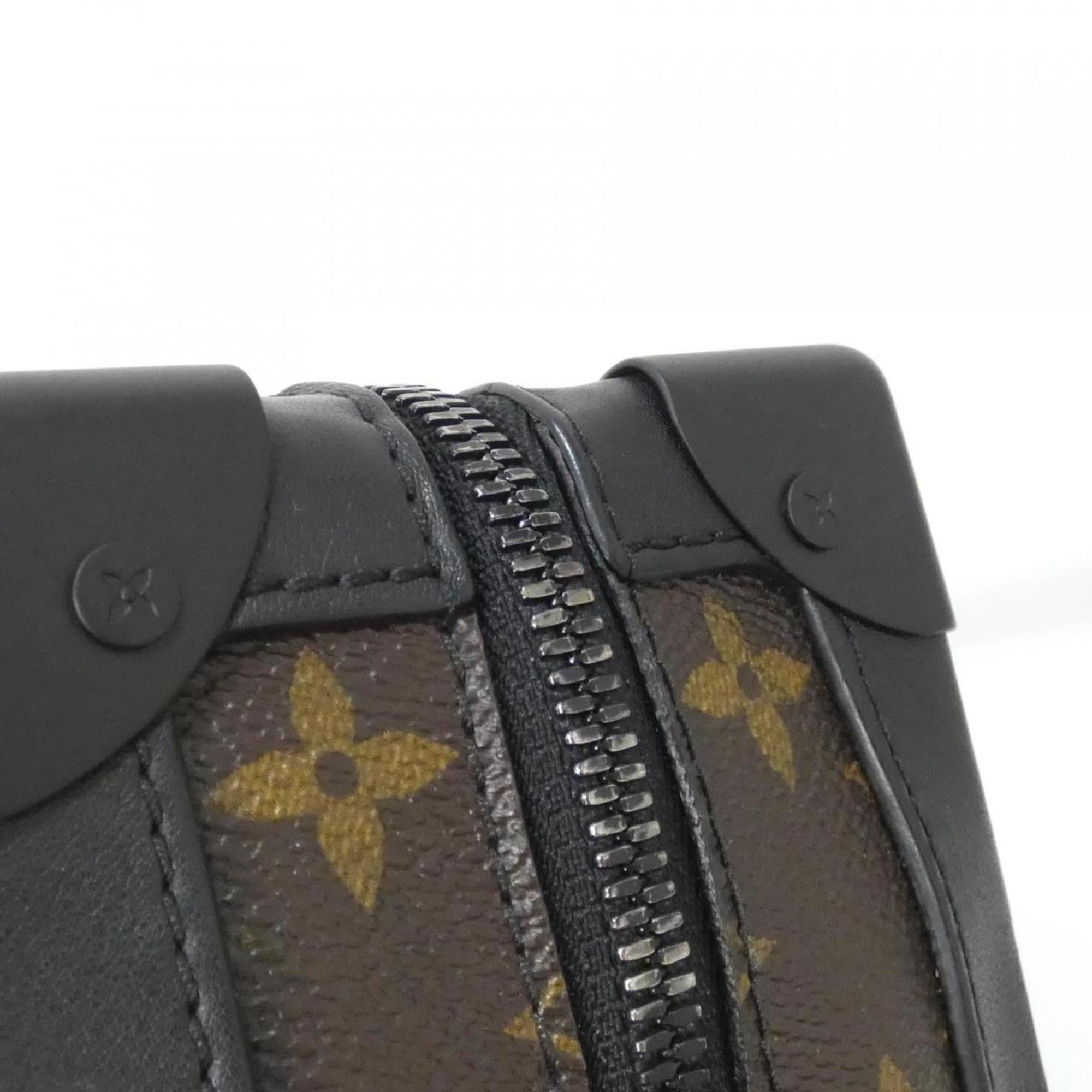 Louis Vuitton Black Black Denim Coated Canvas Shoulder Bag
