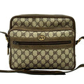 Gucci Black Leather Pvc Pochette Shoulder Bag (Pre-Owned)
