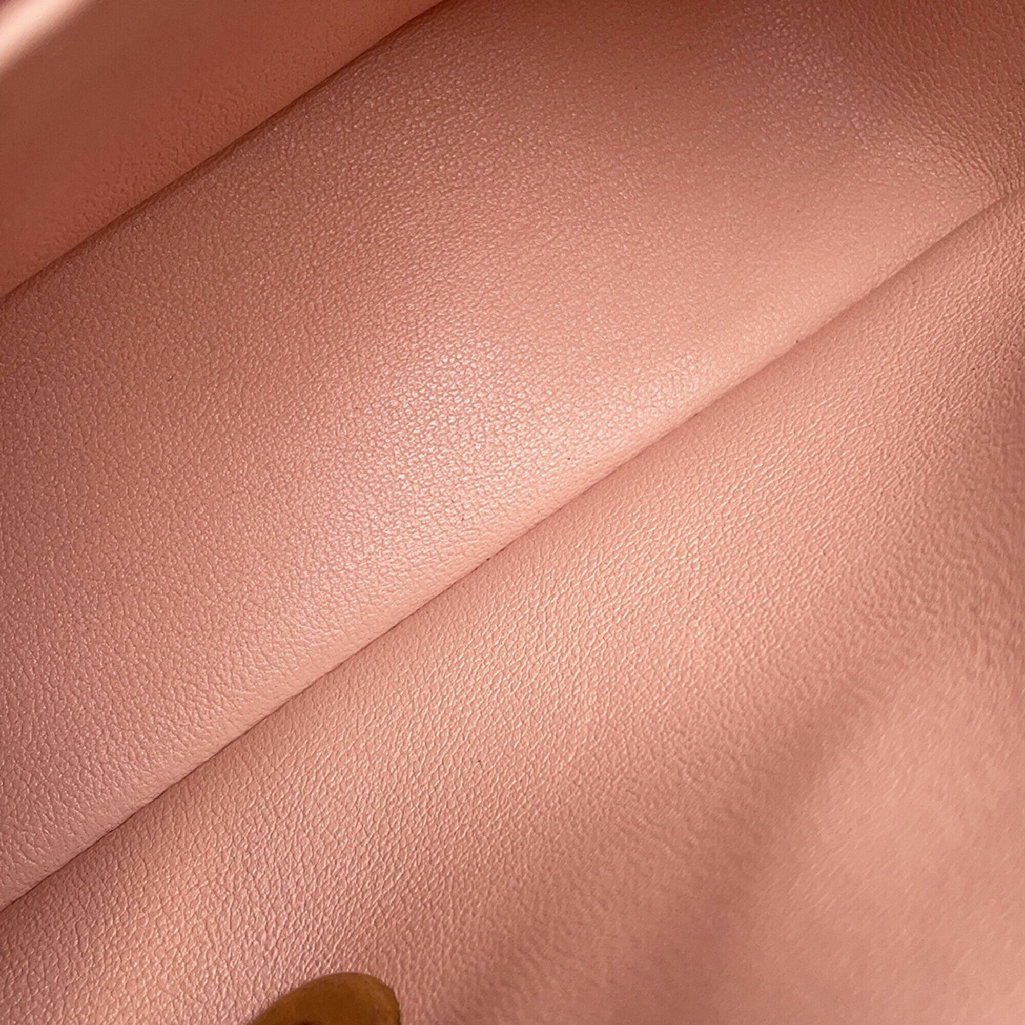 Chanel Light Pink Leather Handbag Shoulder Bag