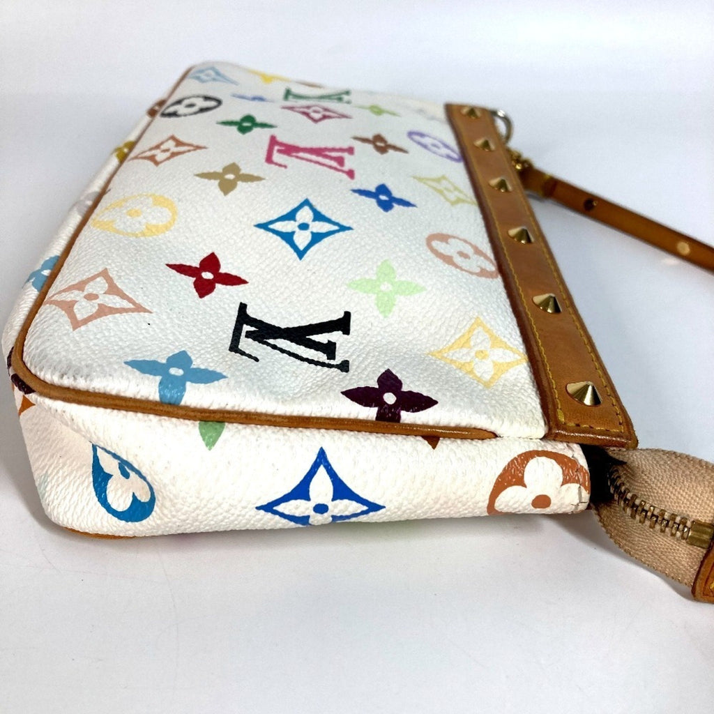Louis Vuitton Blanc Monogram Multi-Color White Monogram Multicolore Handbag Pouch Shoulder Bag