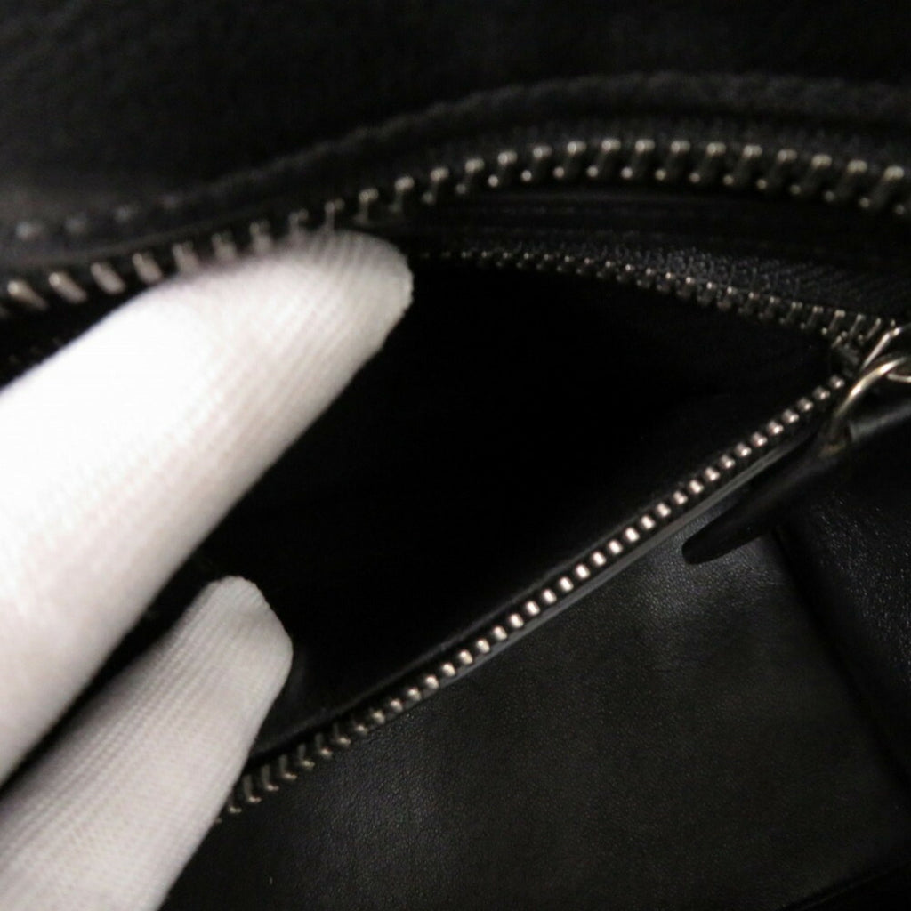 Celine Beige Black Orange Leather Handbag