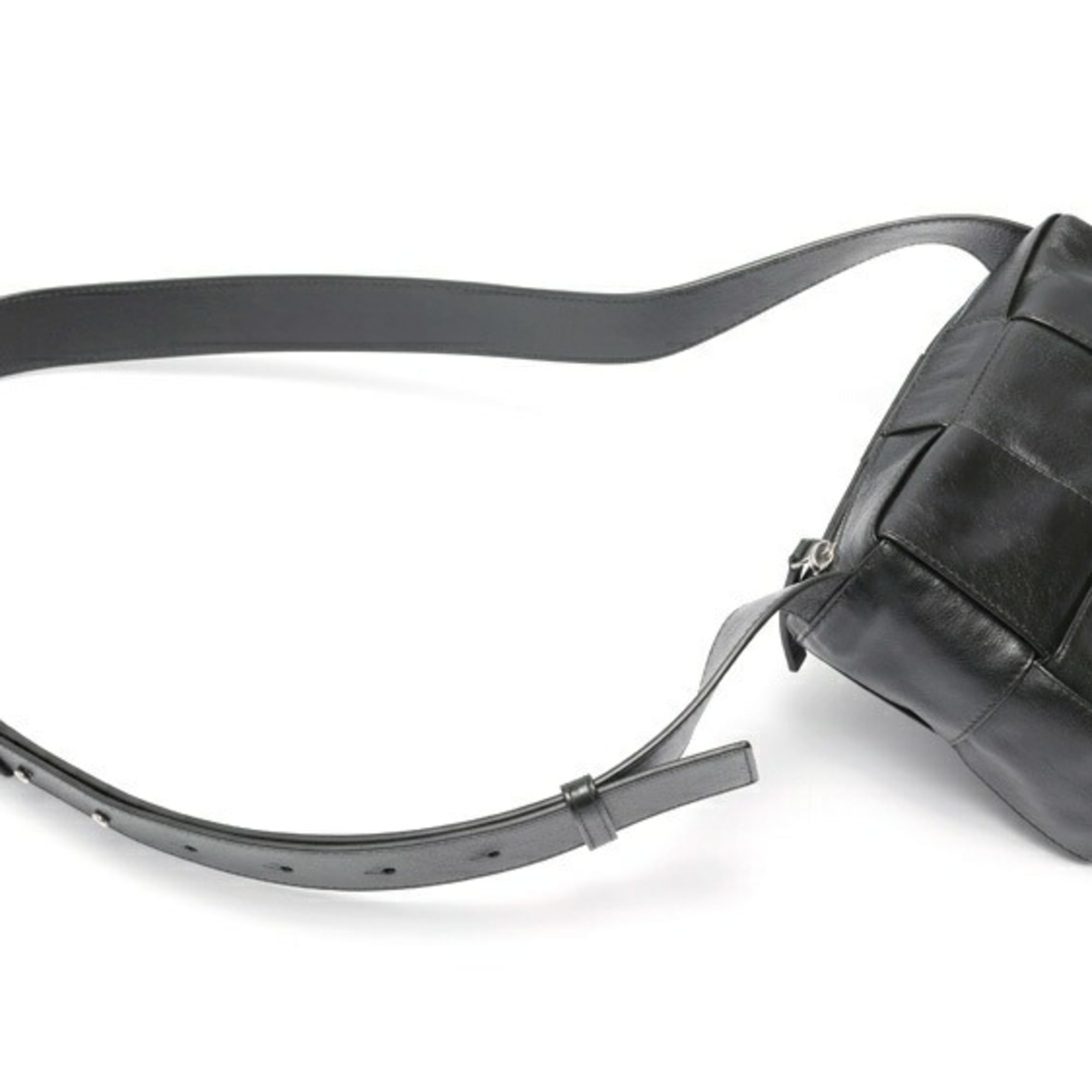 Bottega Veneta Dark Green Leather Shoulder Bag