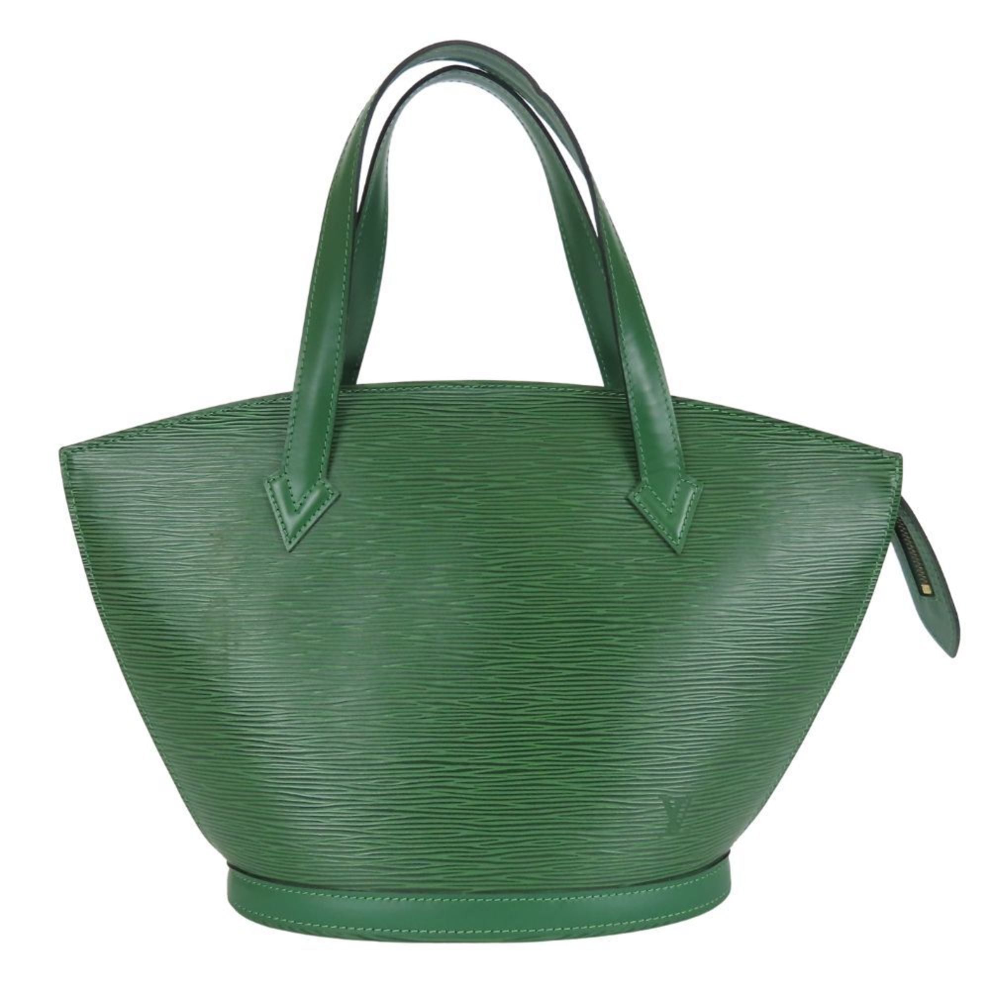 Louis Vuitton Borneo Green Epi Leather Handbag