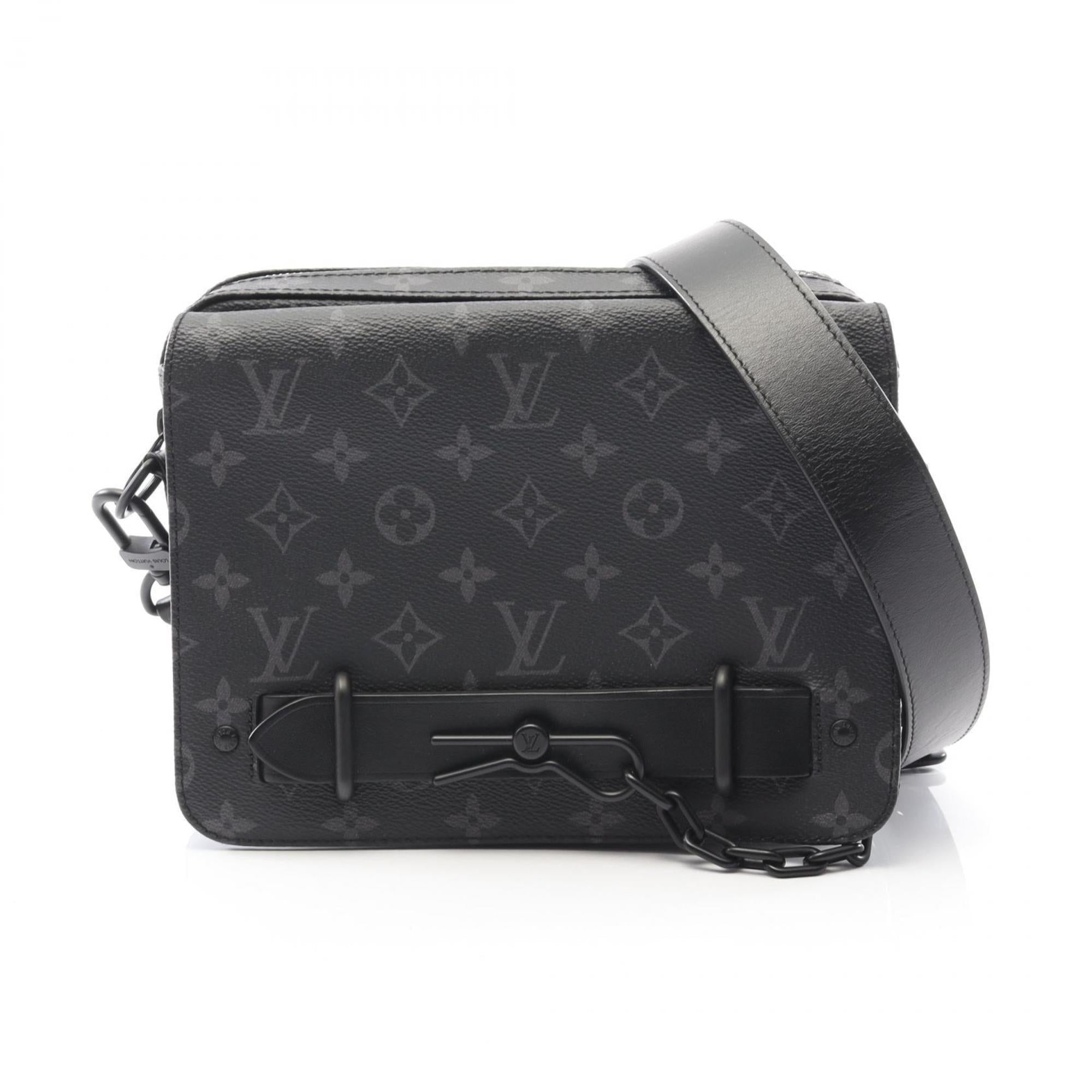 Louis Vuitton Gray Coated Canvas Monogram Eclipse Pvc Leather Shoulder Bag