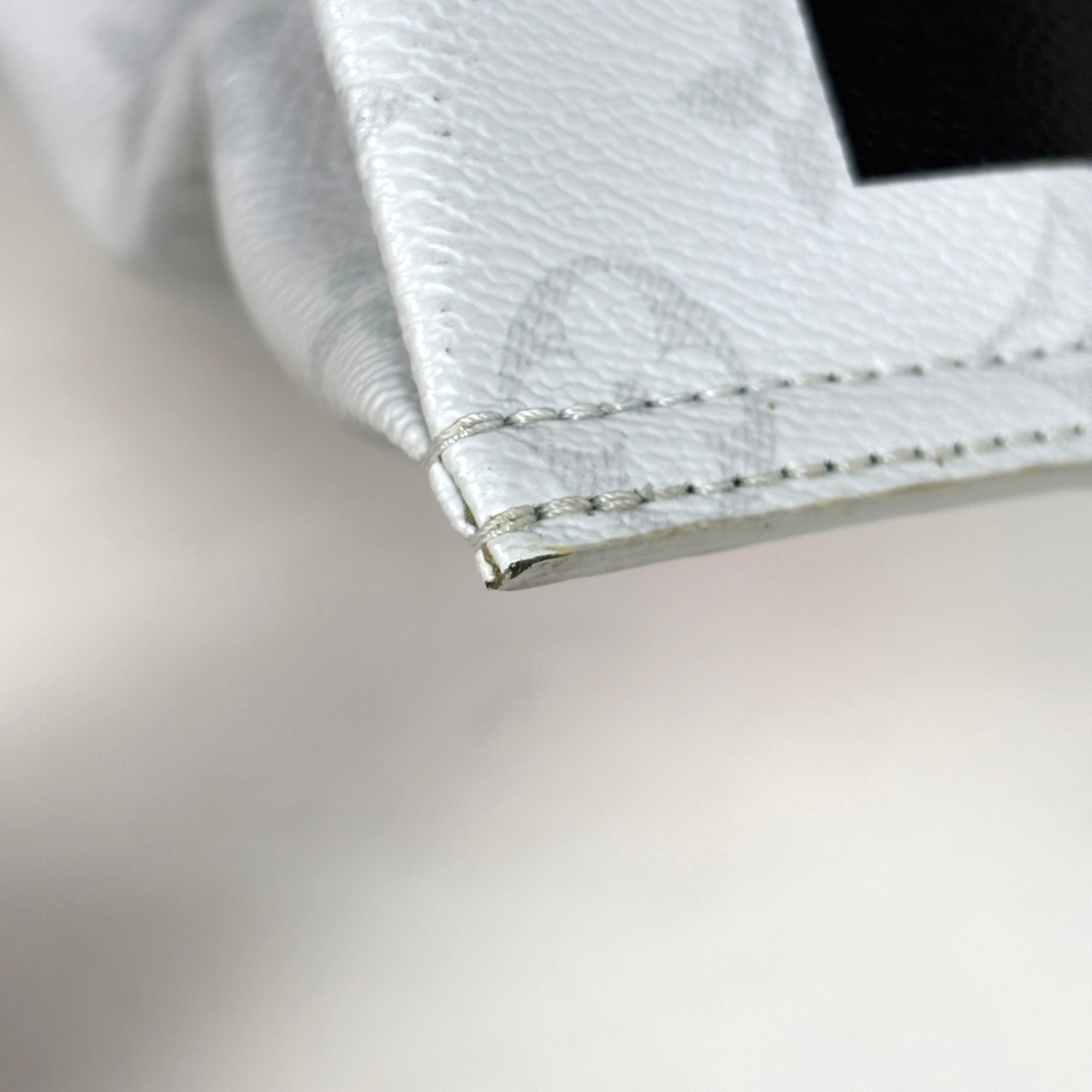 Louis Vuitton White Monogram Shoulder Bag Tote Bag