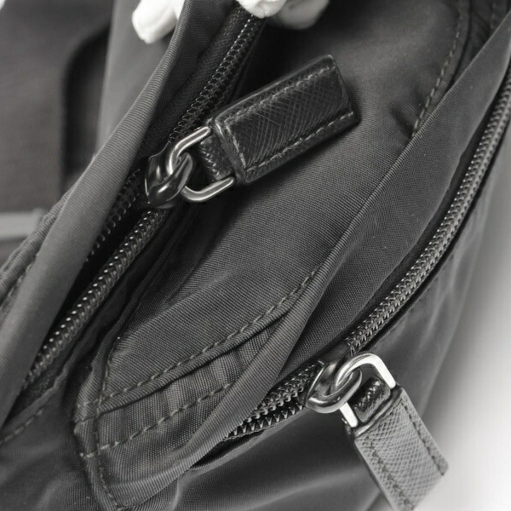 Prada Black Fabric Fanny Pack