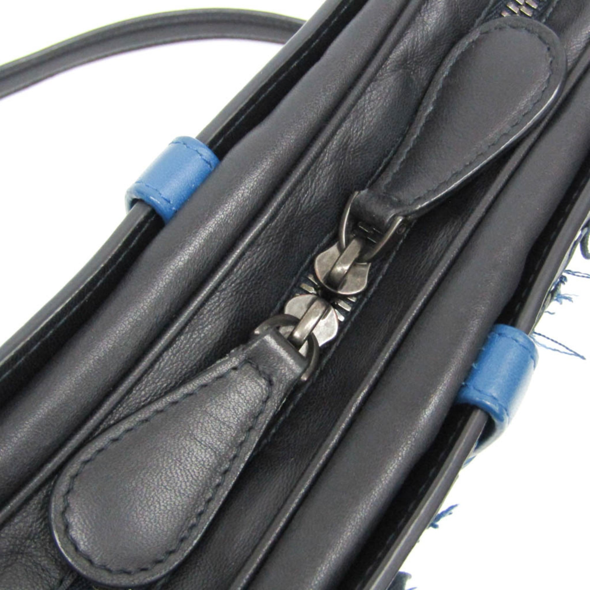 Bottega Veneta Belt Flap Camera Bag Intrecciato Nappa Navy Leather Shoulder Bag Bag