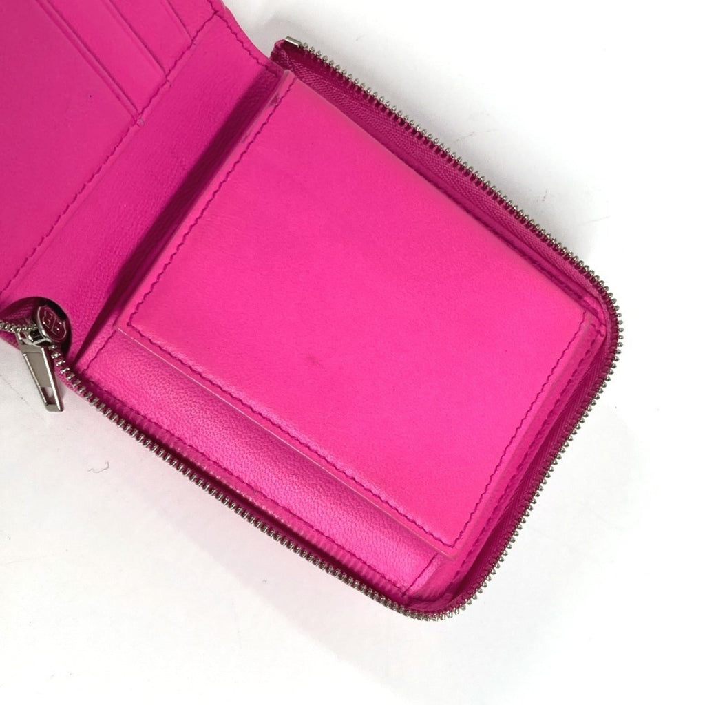 Balenciaga Pink Leather Wallet (Bi-Fold)